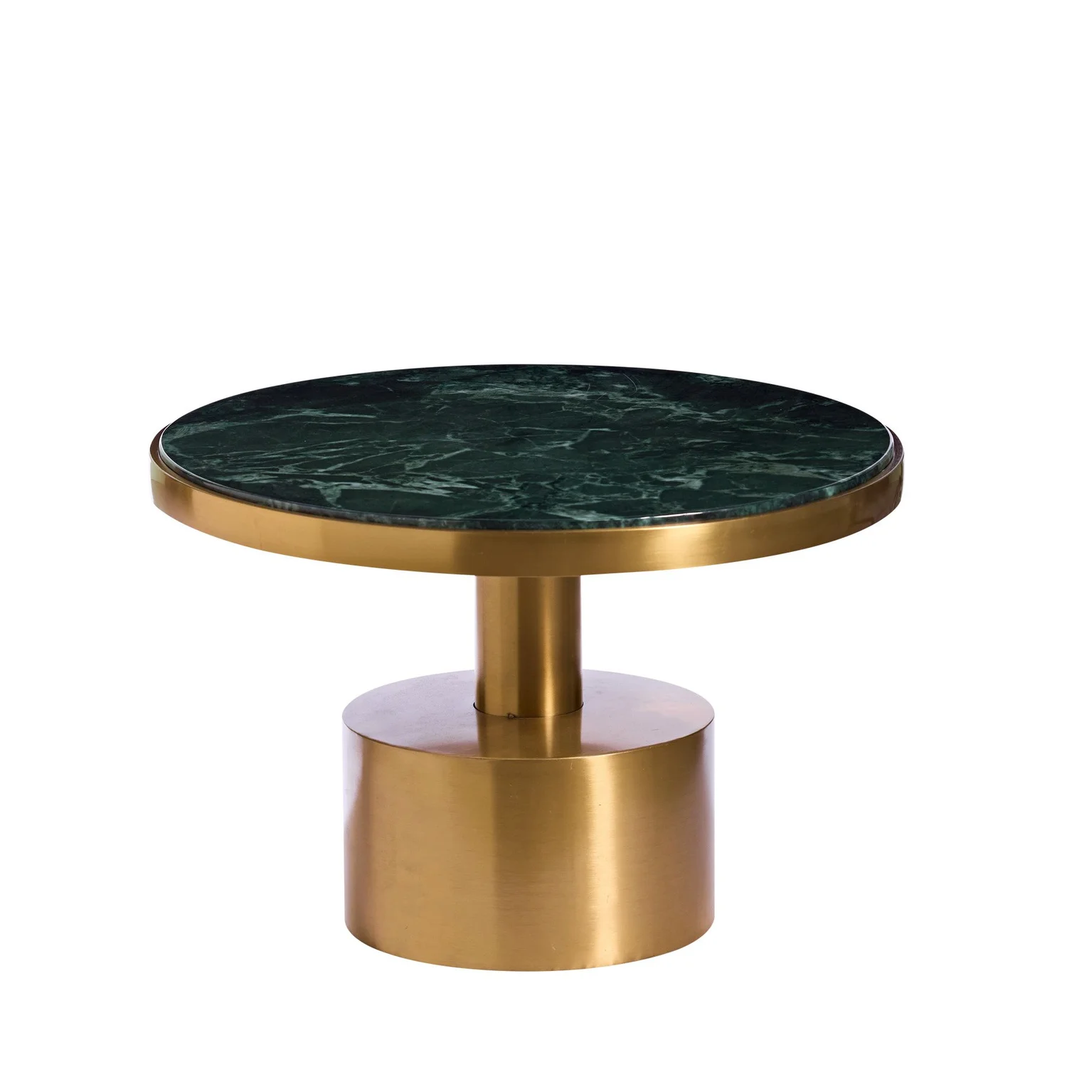 Cafe table green and gold hire