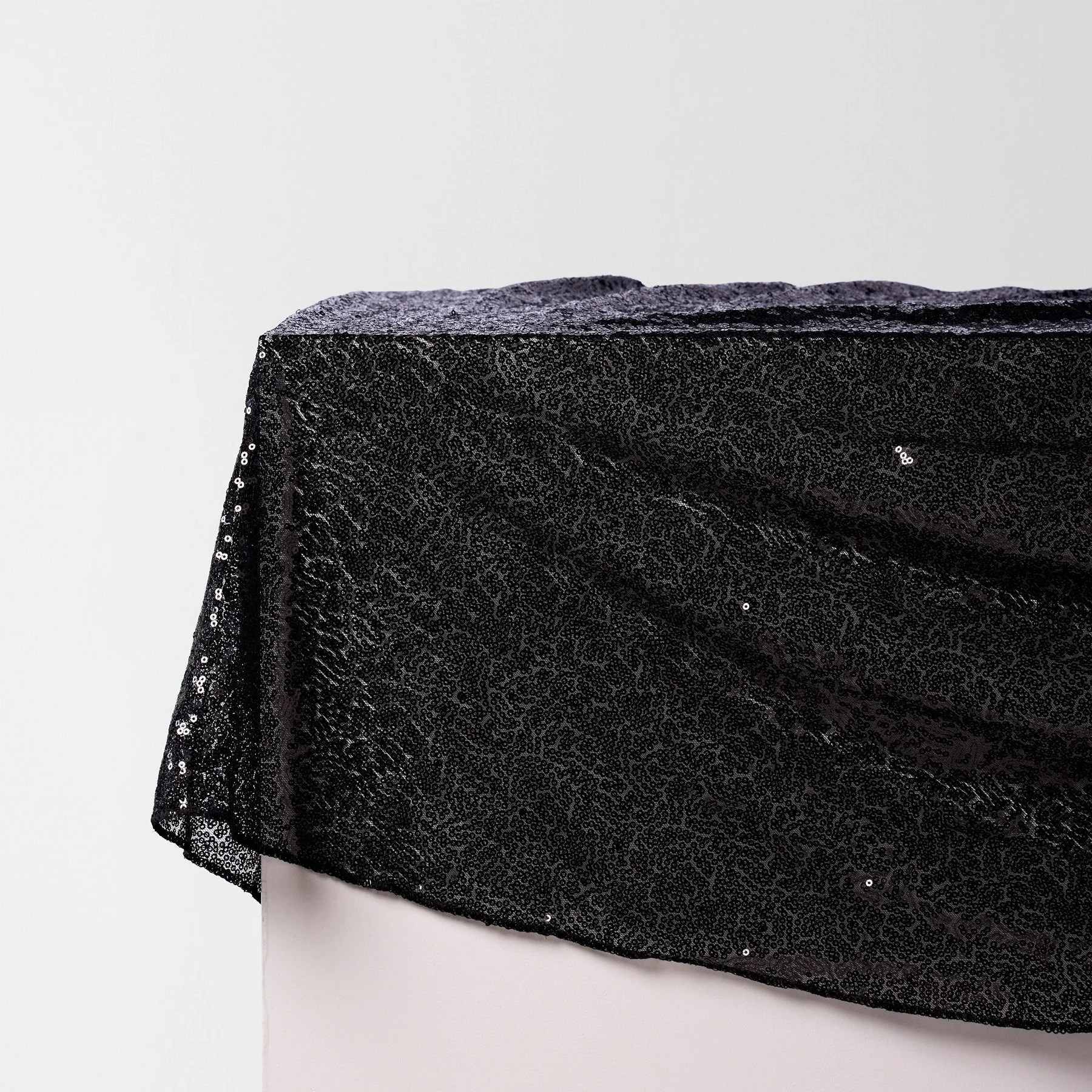 black sequin tablecloths