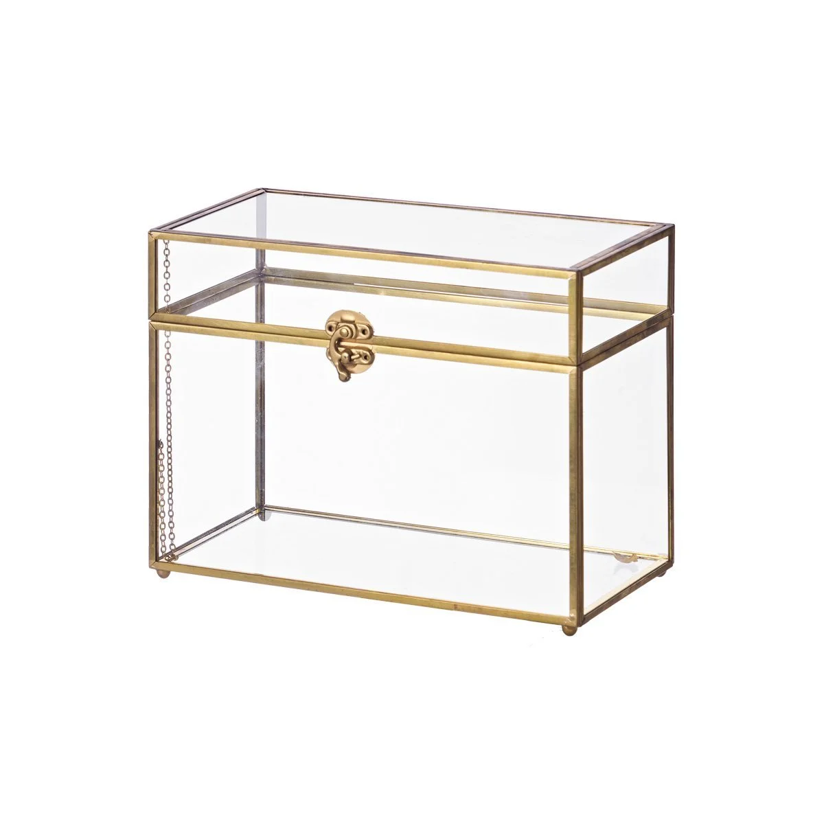 GOLD &amp; GLASS WISHING WELL