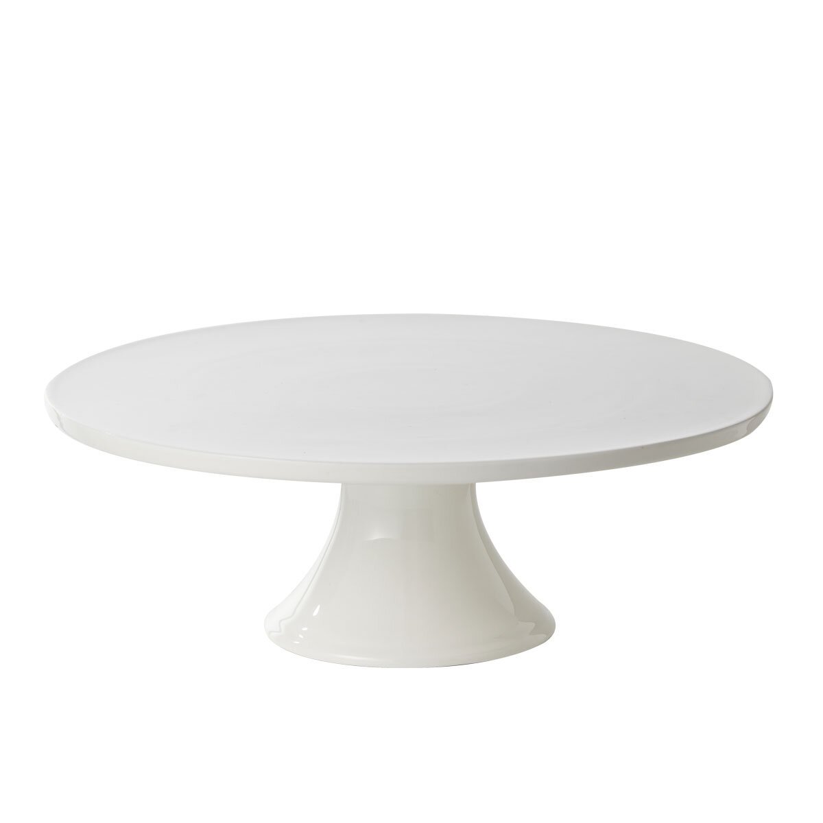 WHITE CERAMIC CAKE STAND