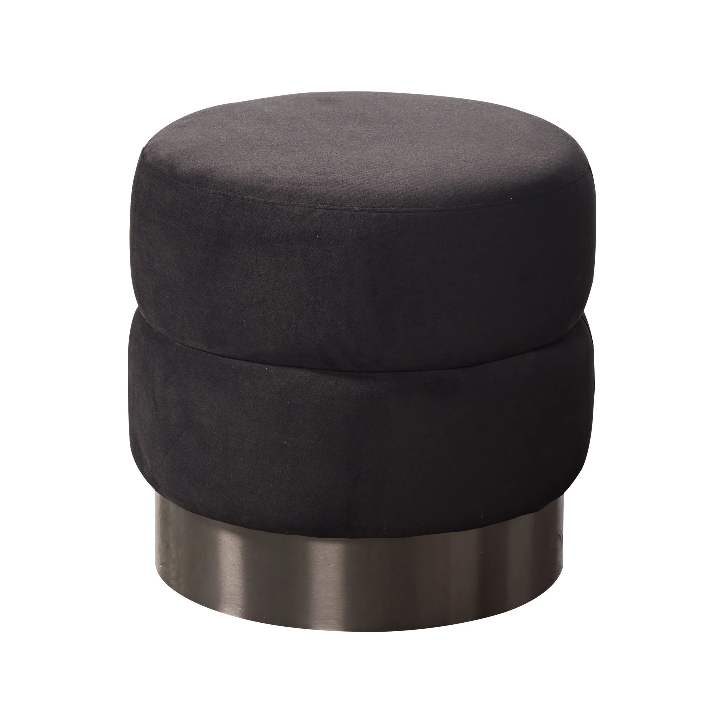 HOLLYWOOD OTTOMAN - BLACK