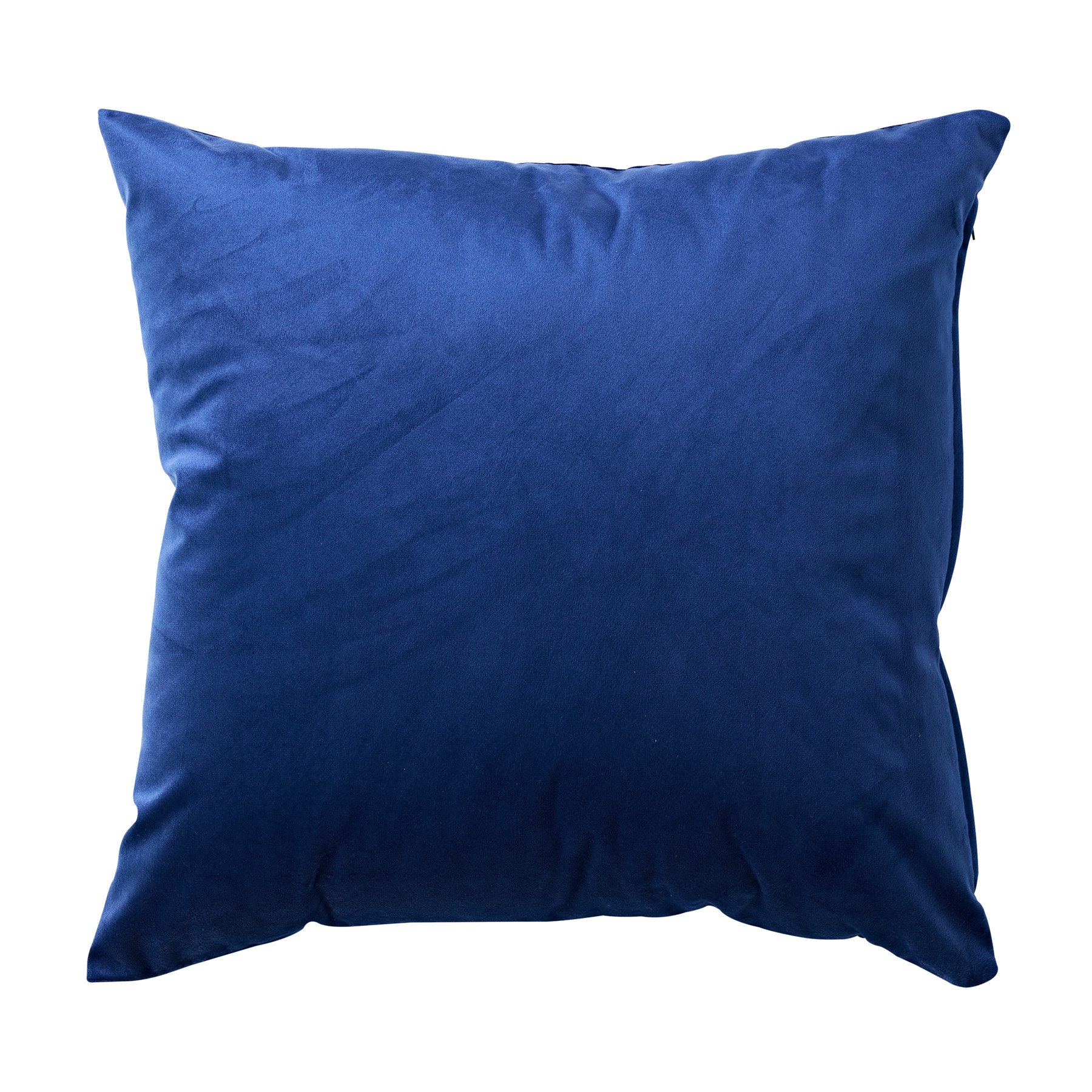 sapphire blue velvet cushion
