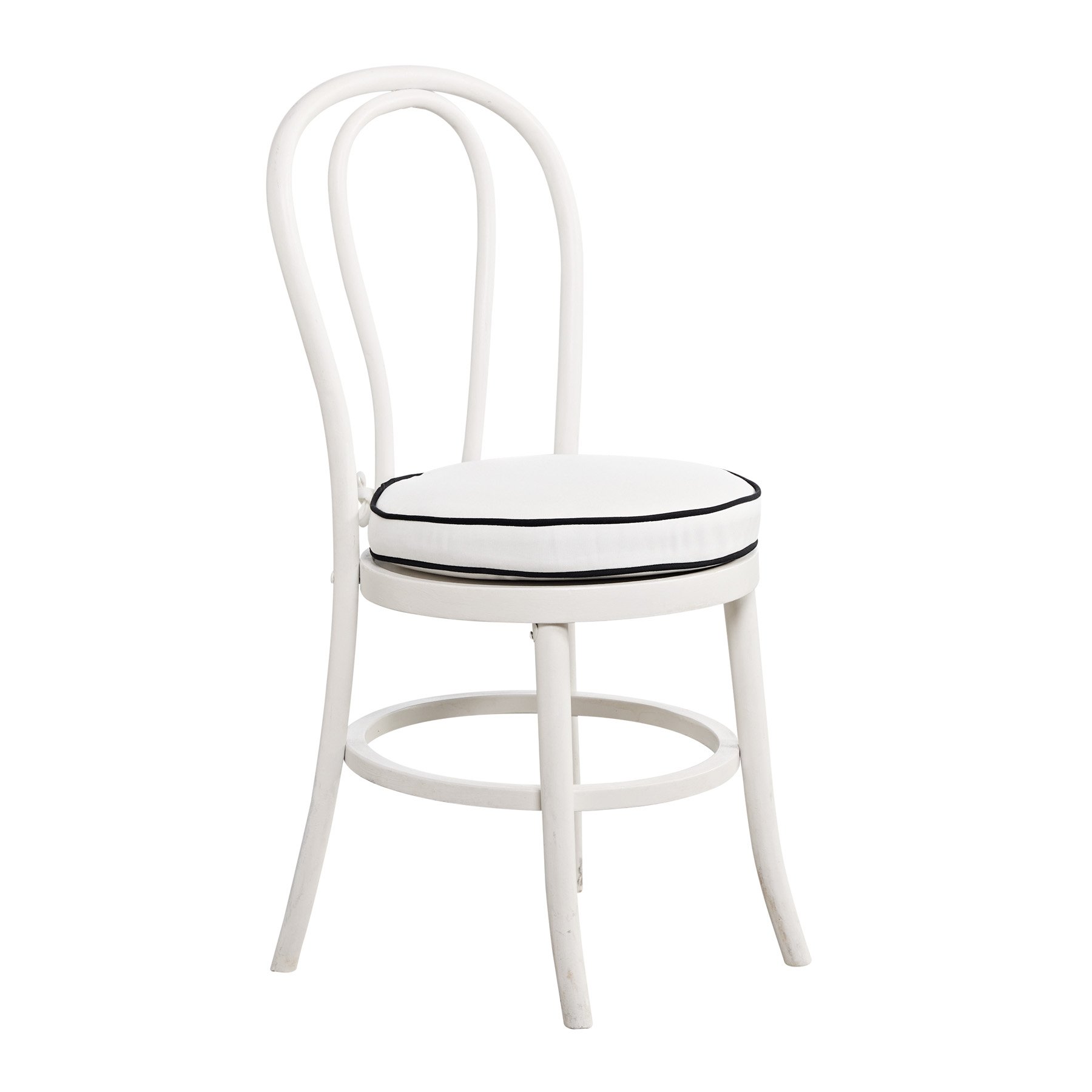 bentwood chair with seat cushion