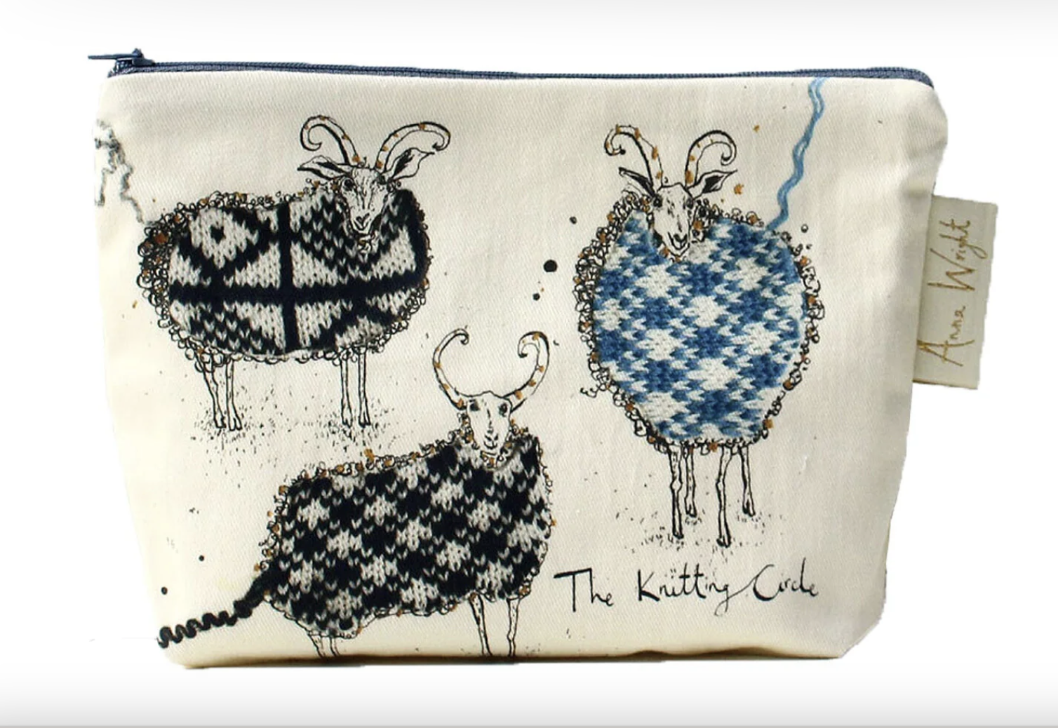 Make-Up Bag - Knitting Circle