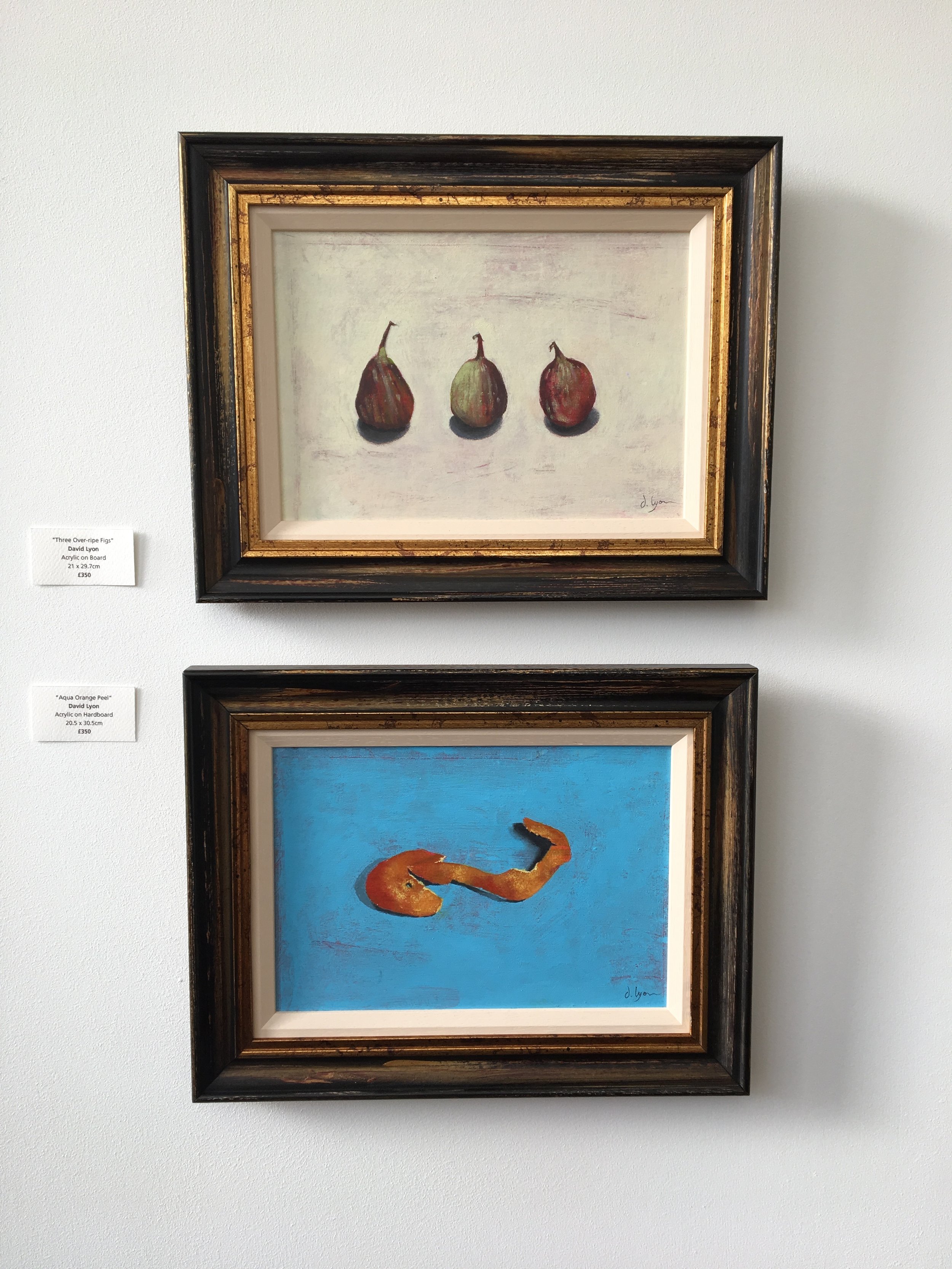 Still Life - Three Over-ripe Figs