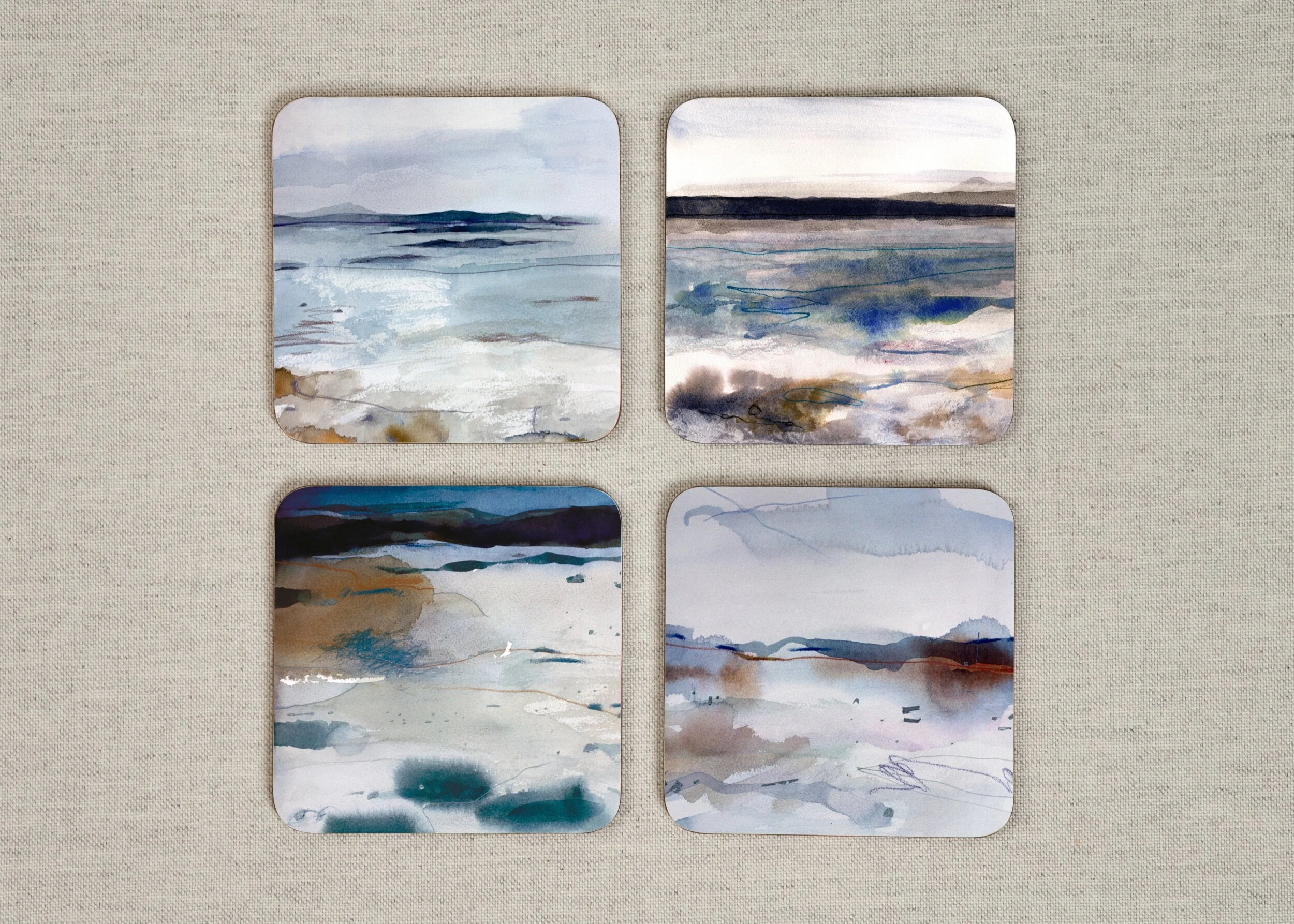 Coasters - Landscape + Memory - set of 4