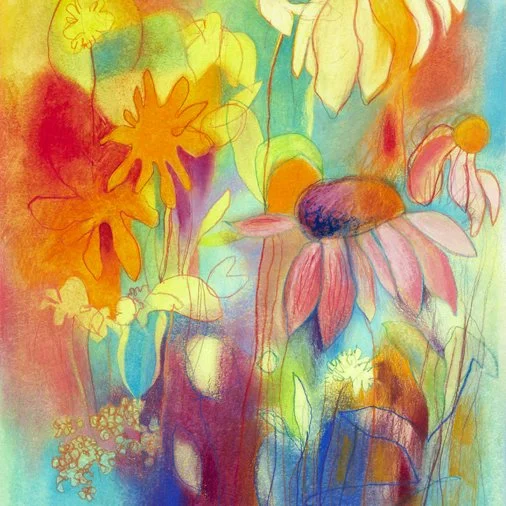 Wildflowers i, by David Lyon, Print, Unframed - SALE