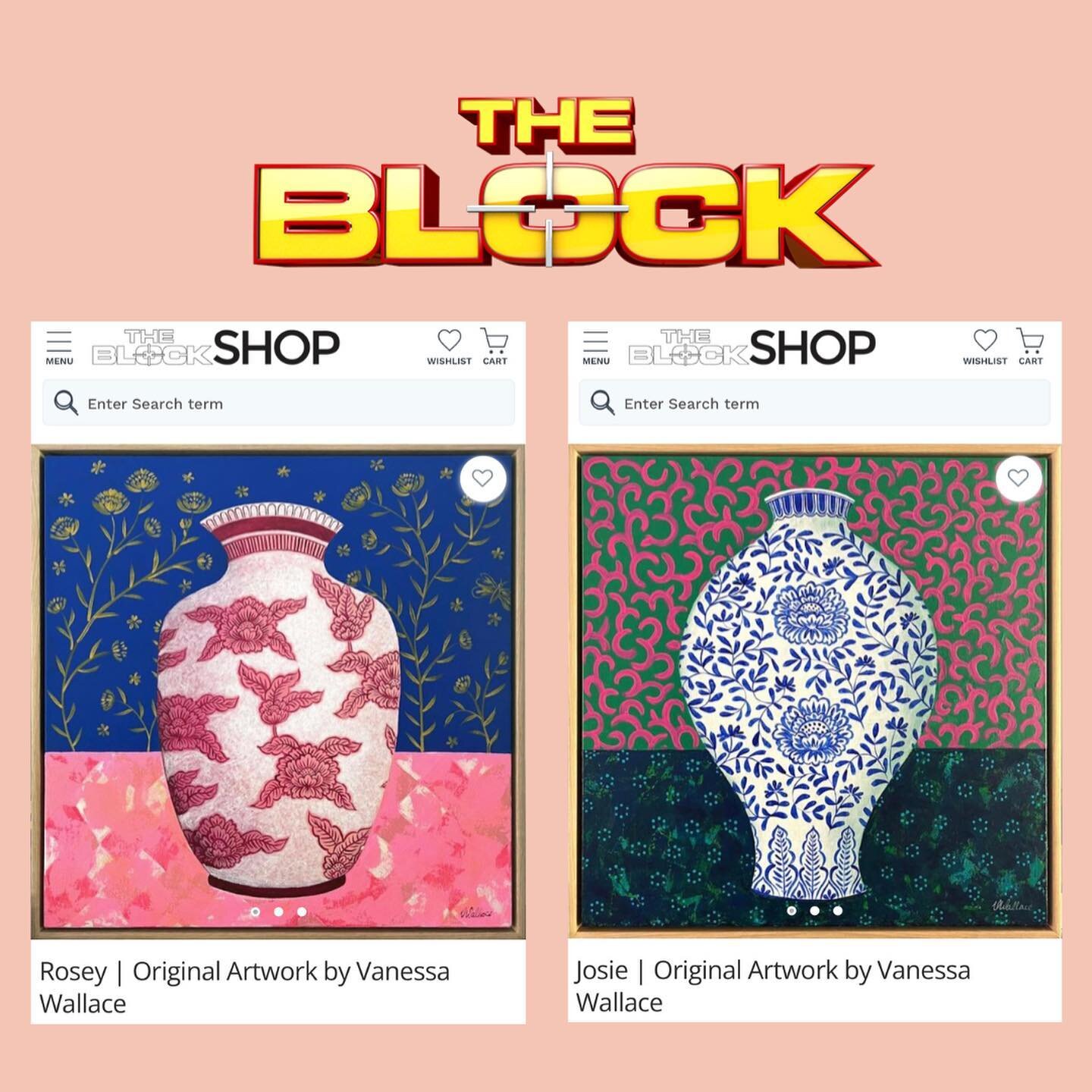 TA DAAAAA!

My biggest news to date! Little &lsquo;ol me and my paintings are now listed on @theblockshop and I am beyond excited! 

Michael and I love house and design shows and you might already know I have a builder father so I have been a @theblo