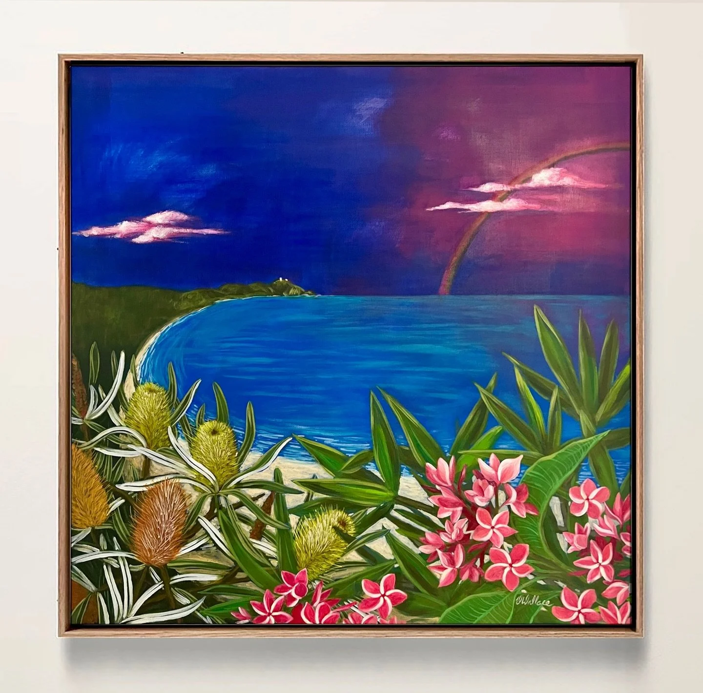 Hi everyone. I hope you are all doing well amidst the crazy and the festive. I&rsquo;ve been sinking into quiet painting time and am happy to release this beauty, my last painting of 2025!

&lsquo;Byron Memories&rsquo;
Acrylic on Canvas
80&times;80cm