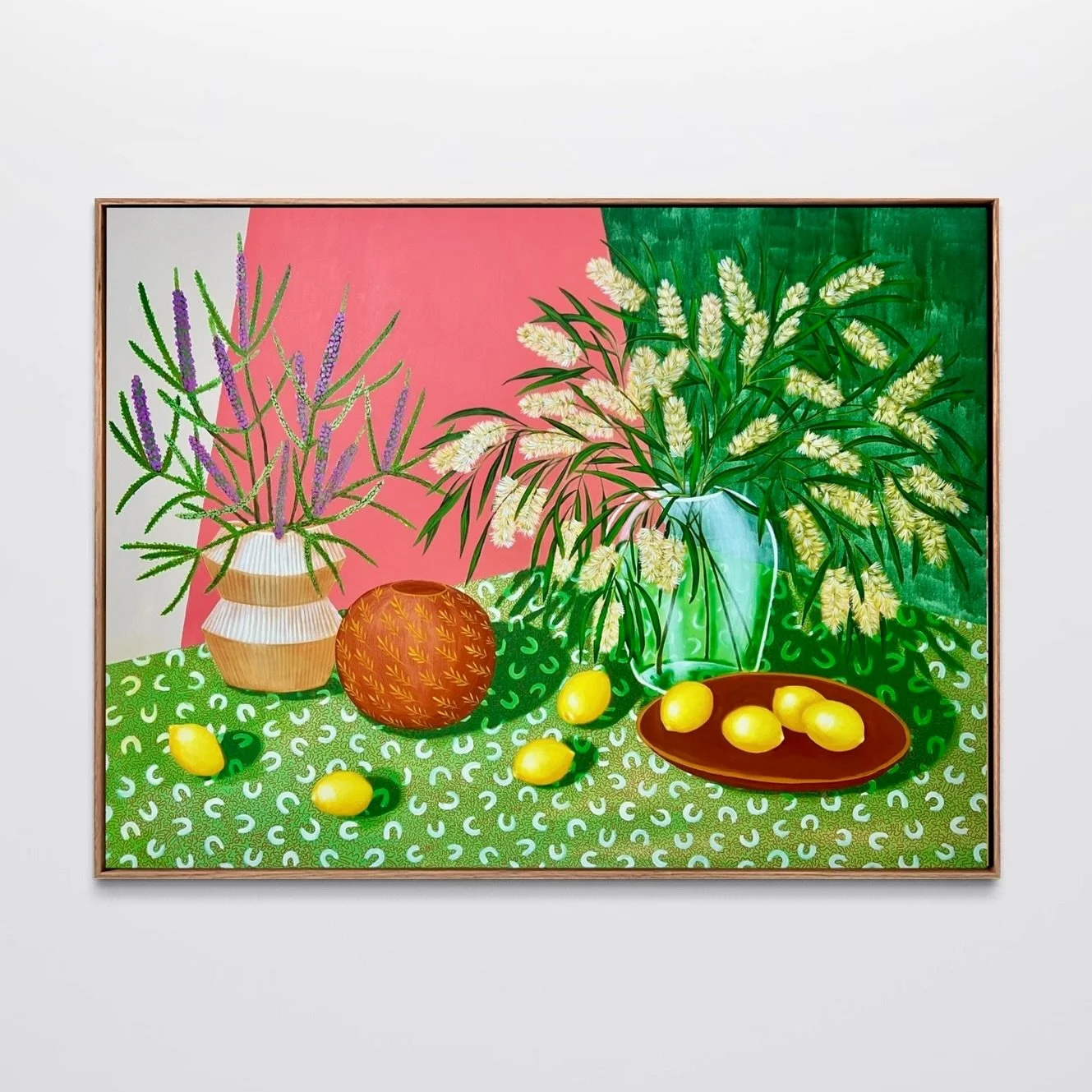 SOLD

Melaleuca &amp; Lemons
Acrylic on Canvas
125x95cm framed in oak by @brisbaneframing 

A big shout out to Holly for supporting the arts in Brisbane by opening her gorgeous new gallery @thebrisbanegallery in Taringa
Thank you also to my collector