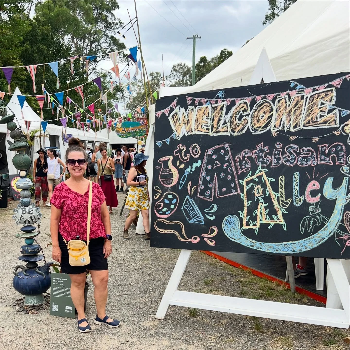 That&rsquo;s another @woodfordfolkfestival wrap up. I&rsquo;ve had an amazing few days getting to meet and teach so many people and experiencing all that Woodfordia has to offer. I&rsquo;m always searching for &ldquo;pretty&rsquo;&hellip; those views