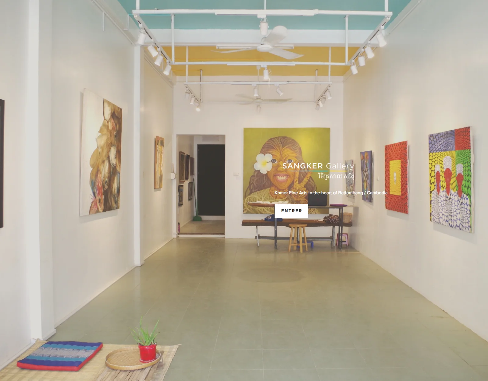 Création du site internet de la Sangker Gallery (Cambodge)