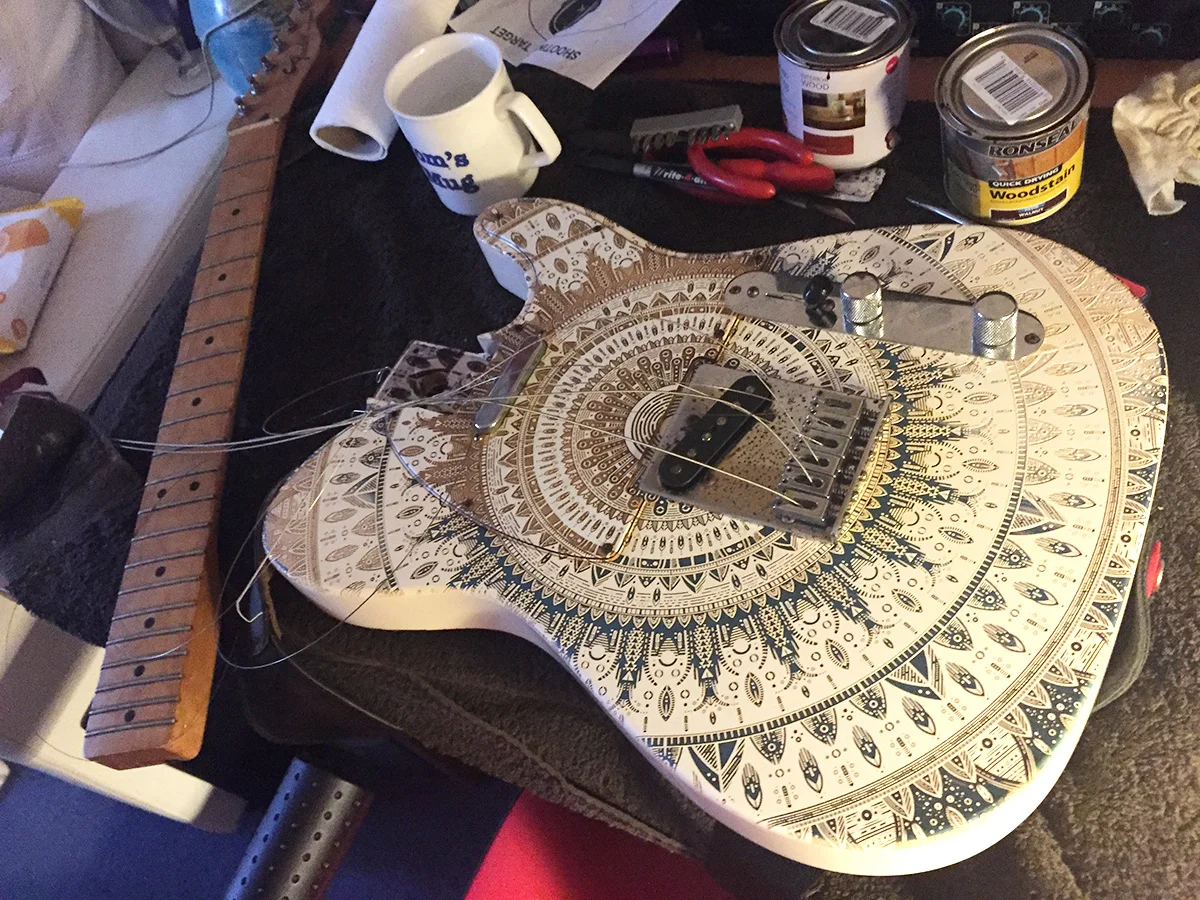bunrtaxe one with mandala design built by burntaxe brighton england