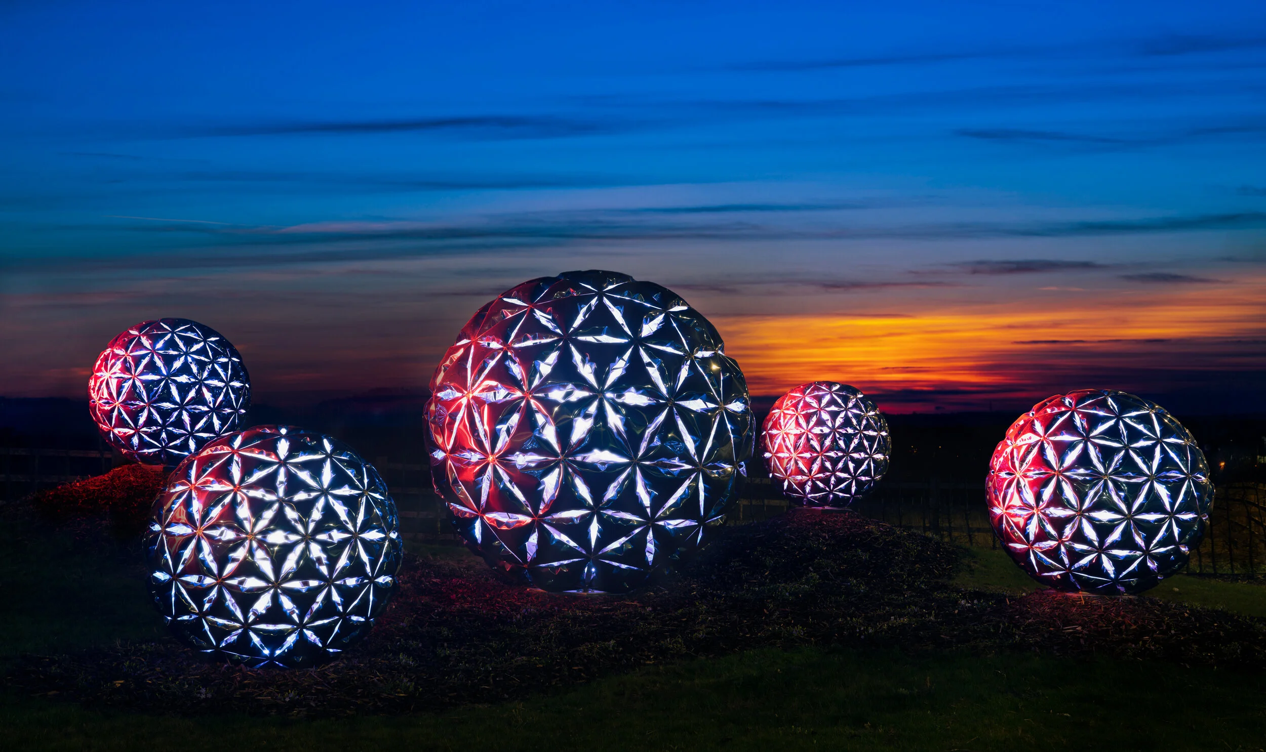   Blown Spheres - Netpark Durham, UK  