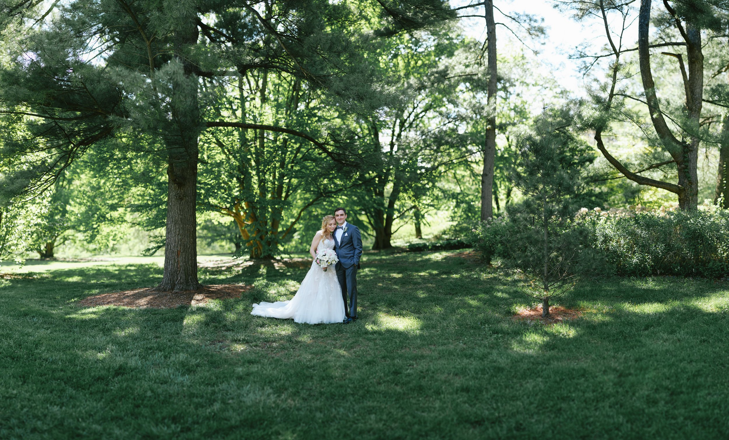 Andrea &amp; Brett's Morton Arboretum Wedding