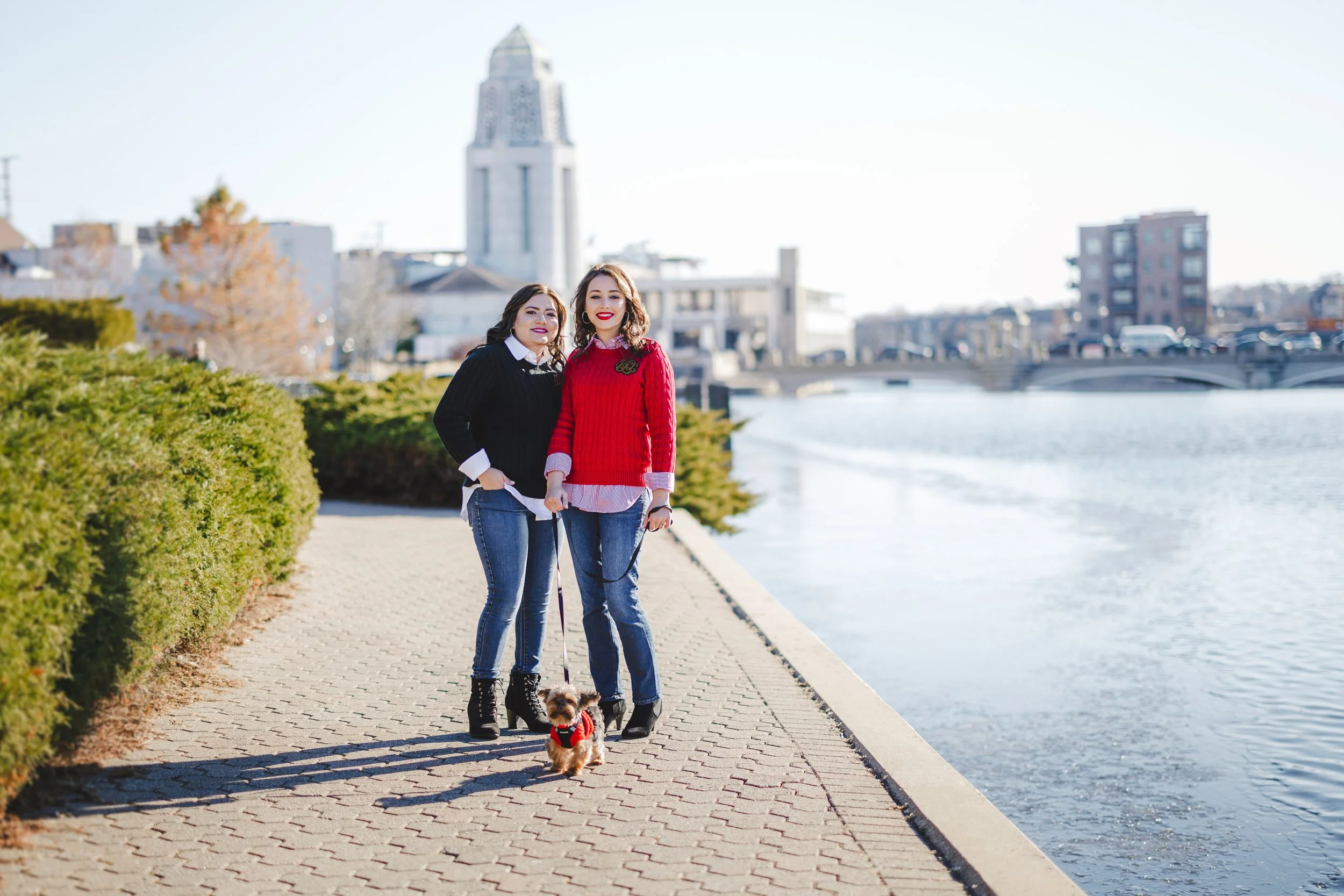 Lauren &amp; Veronica's Downtown St. Charles Engagement Session