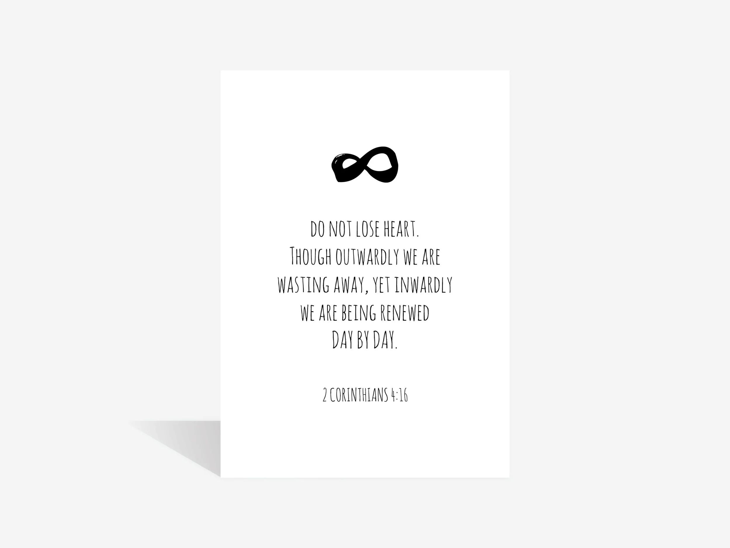 2 COR 4:16 | MONOCHROME