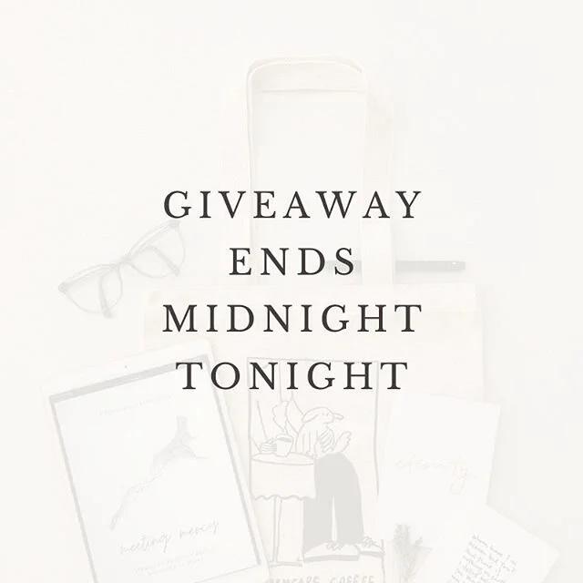 Last chance to enter 😉 Enter via the original giveaway post today!