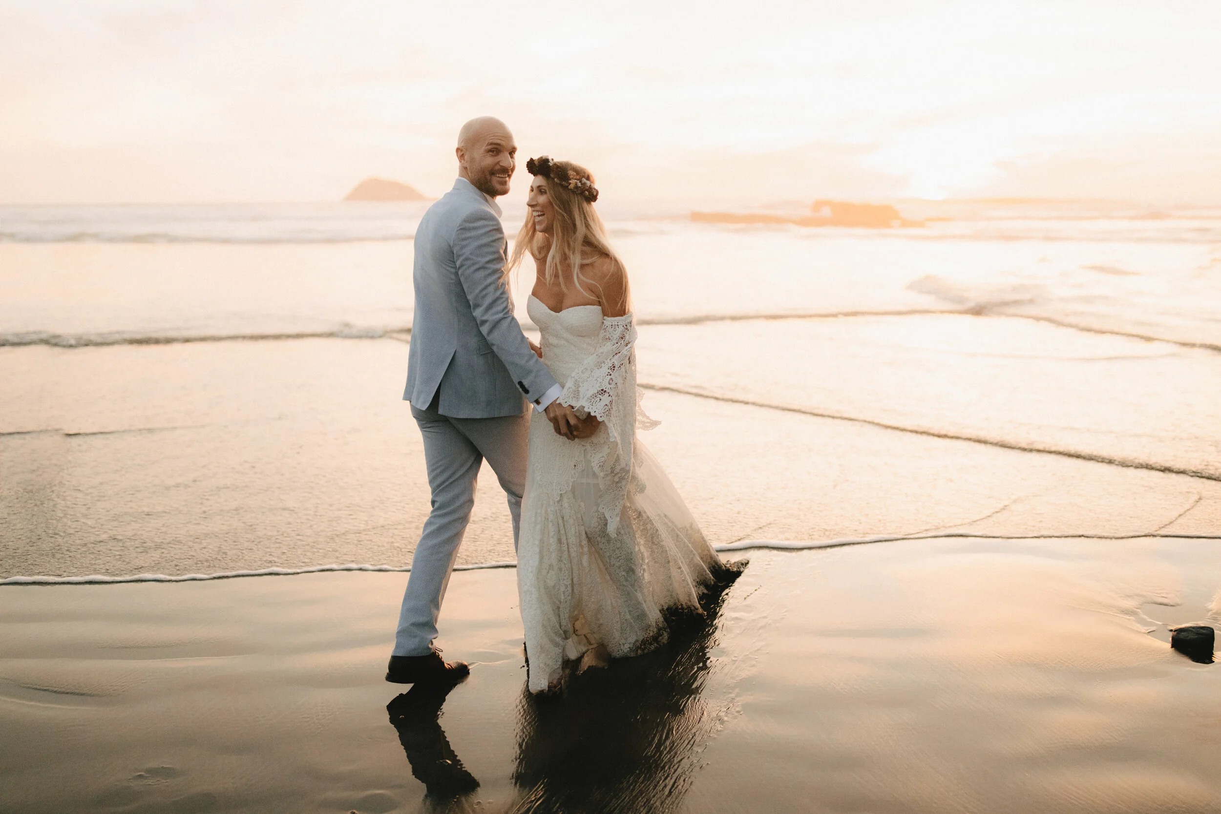 Kristie and Ben, Backyard Auckland Wedding