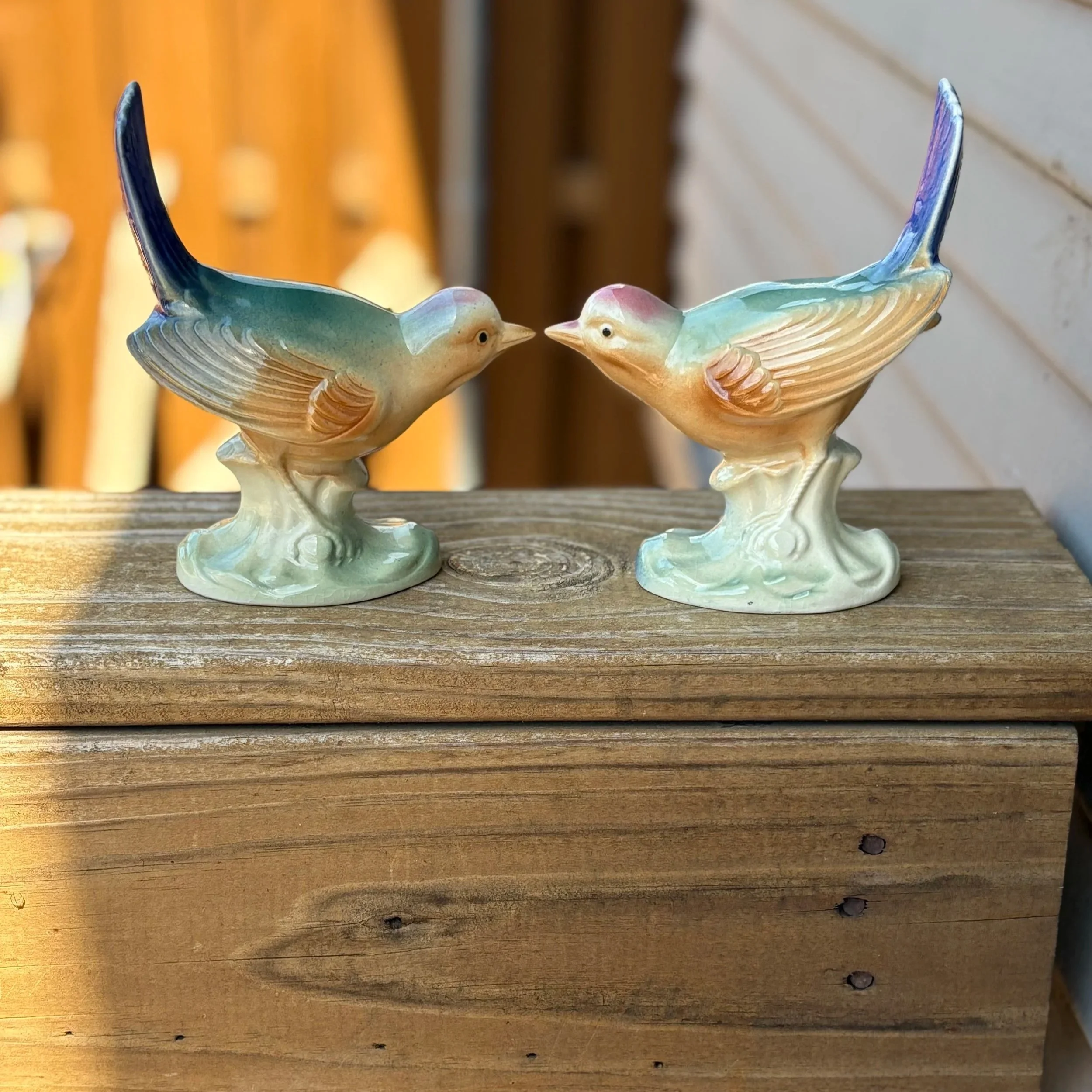 Vintage Royal Copley Love Birdies