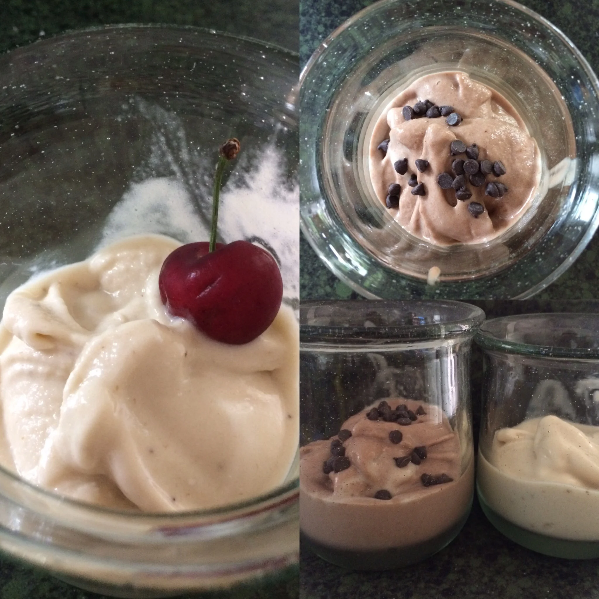 From Kat: A healthy alternative to ice cream, this treat is based on frozen bananas and has endless options for customizations! It's kid's approved too! *Make sure you freeze your banana's in advance!