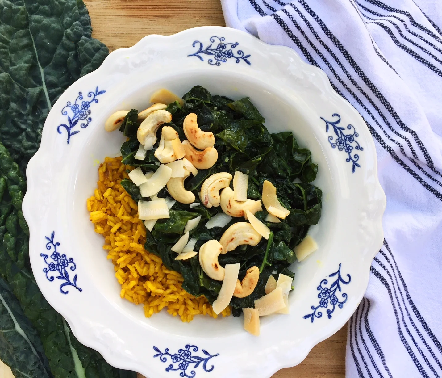 This vegan dish packs a healthy punch with superfoods such as kale, ginger, and turmeric spice. Try this for dinner and your taste buds (and body) will thank you. 
