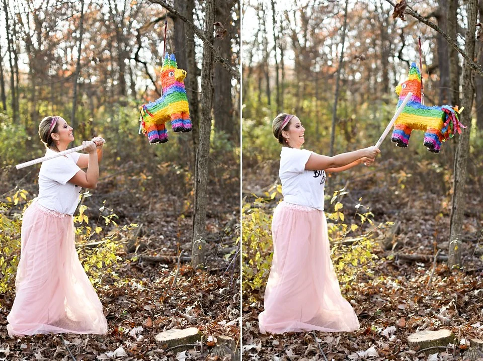 30th birthday photoshoot ideas piñata