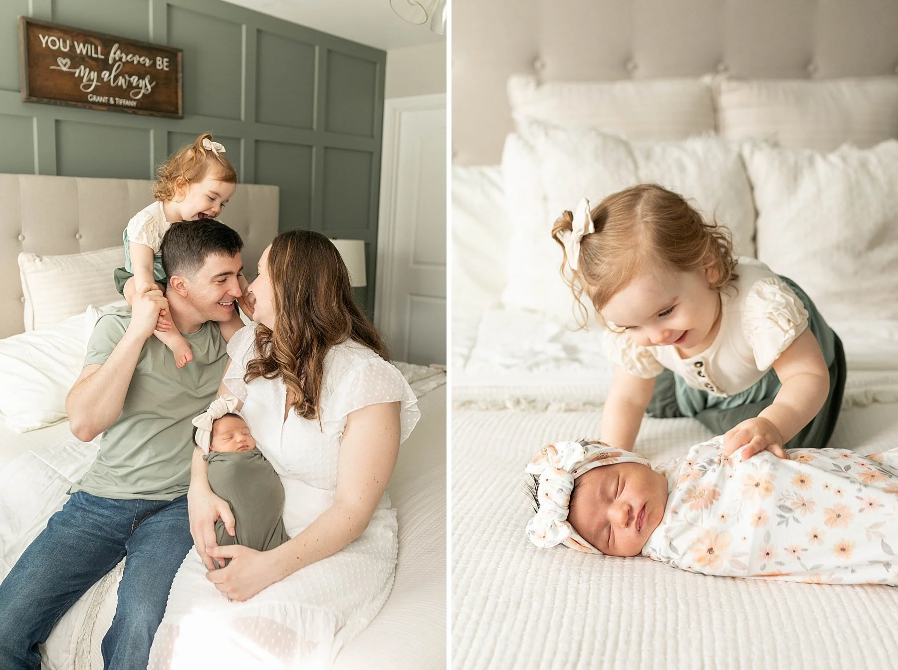 Hadley James | Floral Baby Girl Nursery Lifestyle Newborn Session | Bolingbrook, IL Photographer