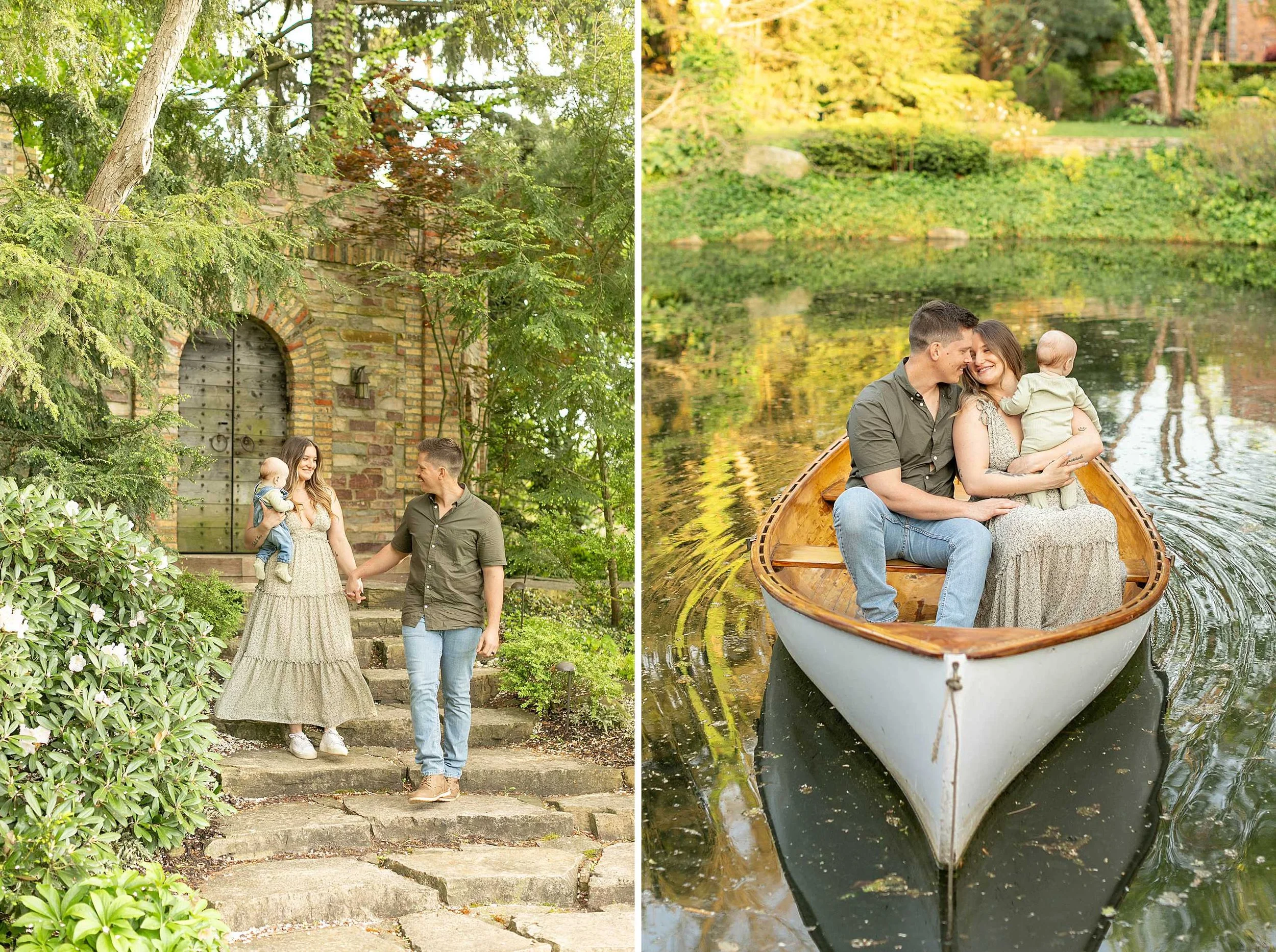 Whimsical Family Session at The Hamstra Gardens in Wheatfield, Indiana | The Reid Family