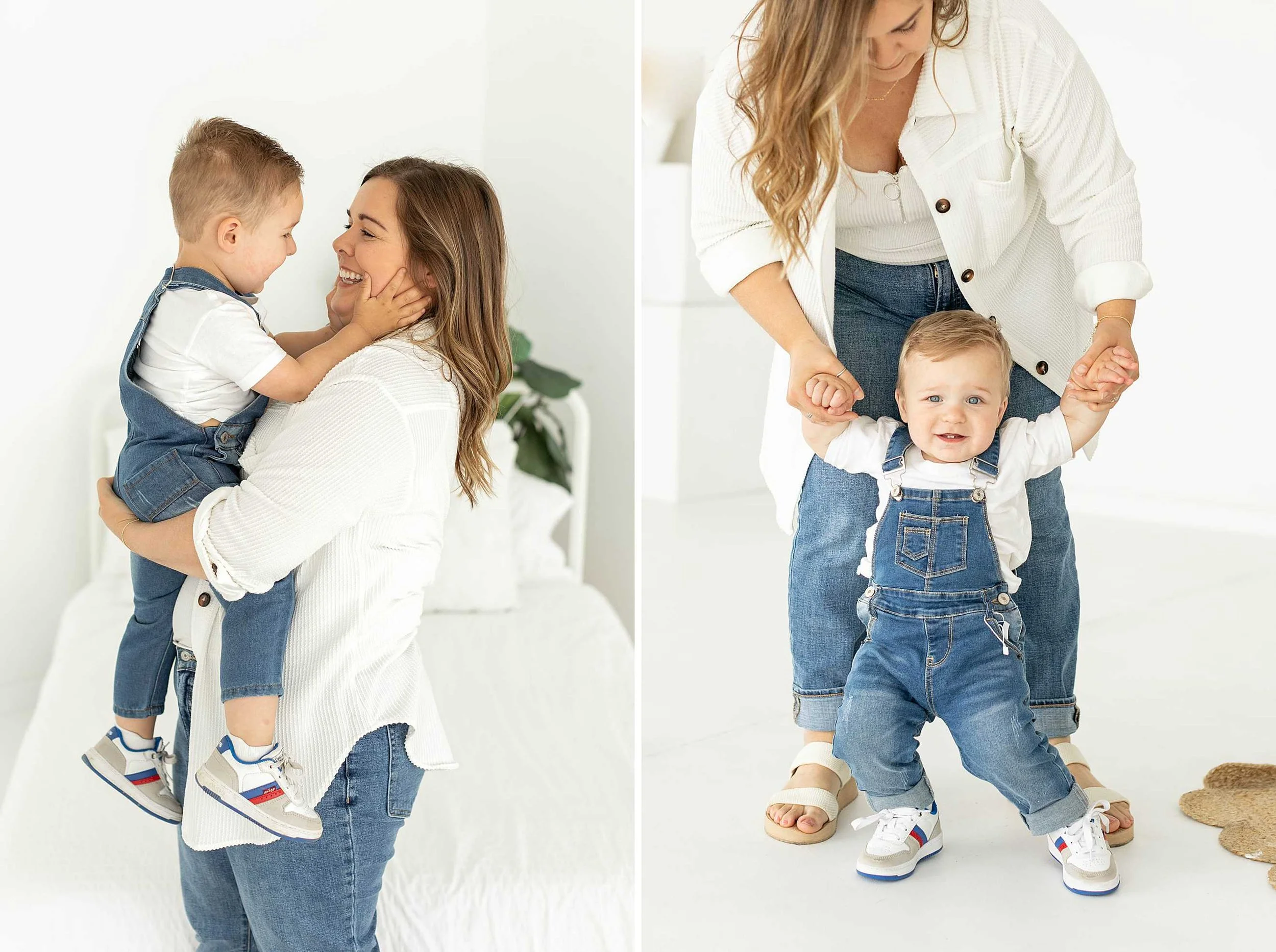 Denim studio family photos in manhattan illinois