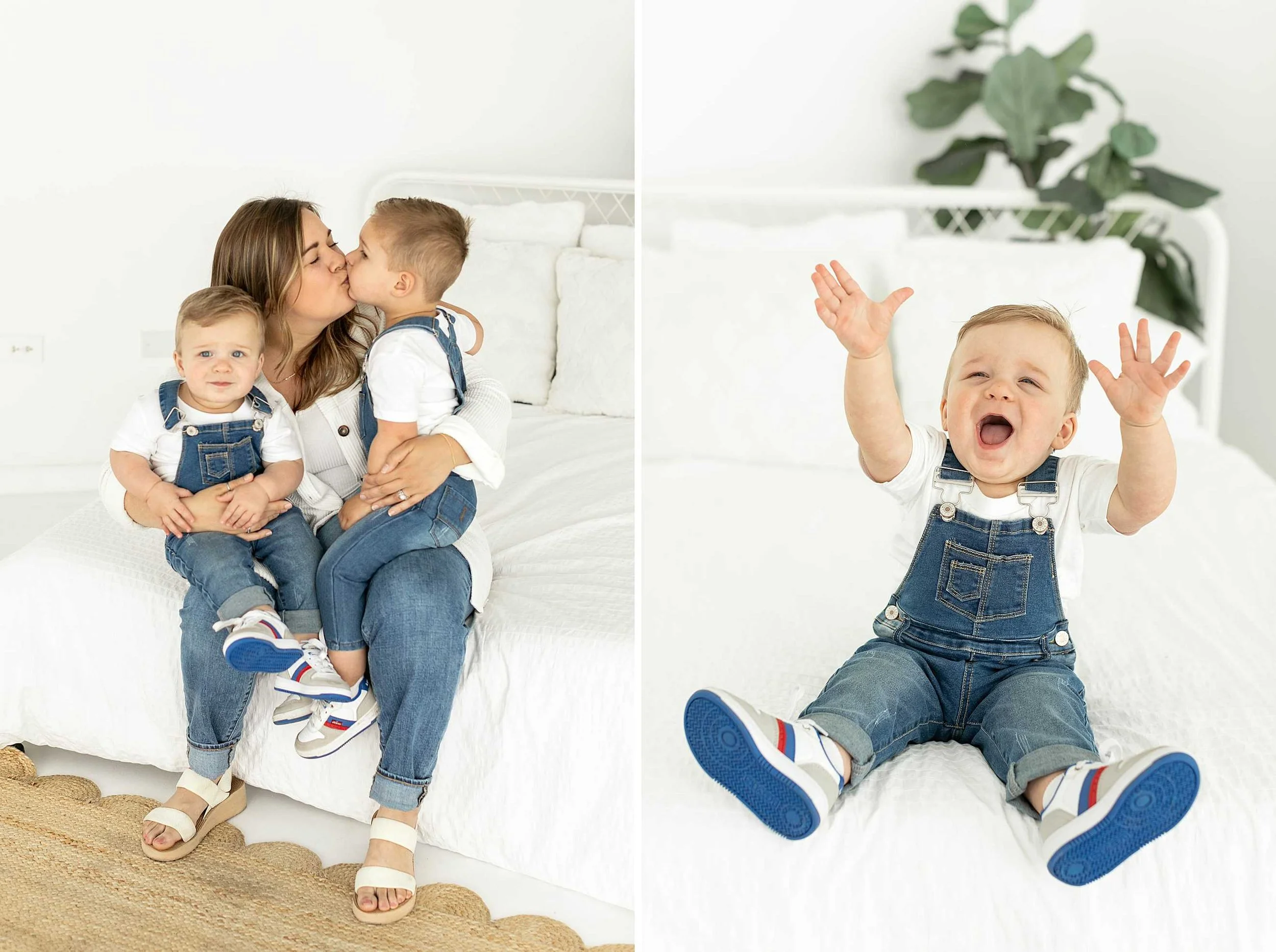Denim studio family photos in manhattan illinois