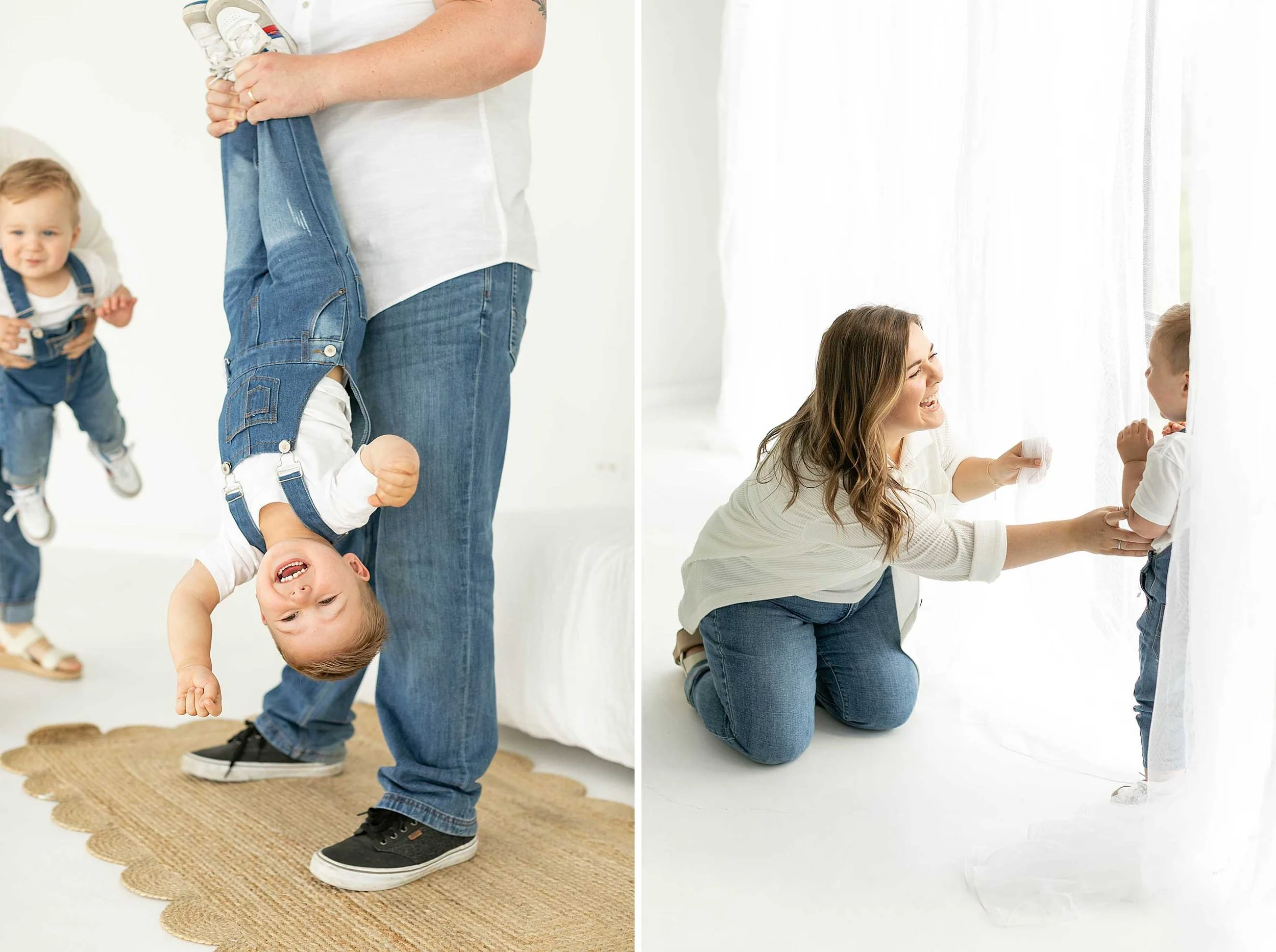 Denim studio family photos in manhattan illinois