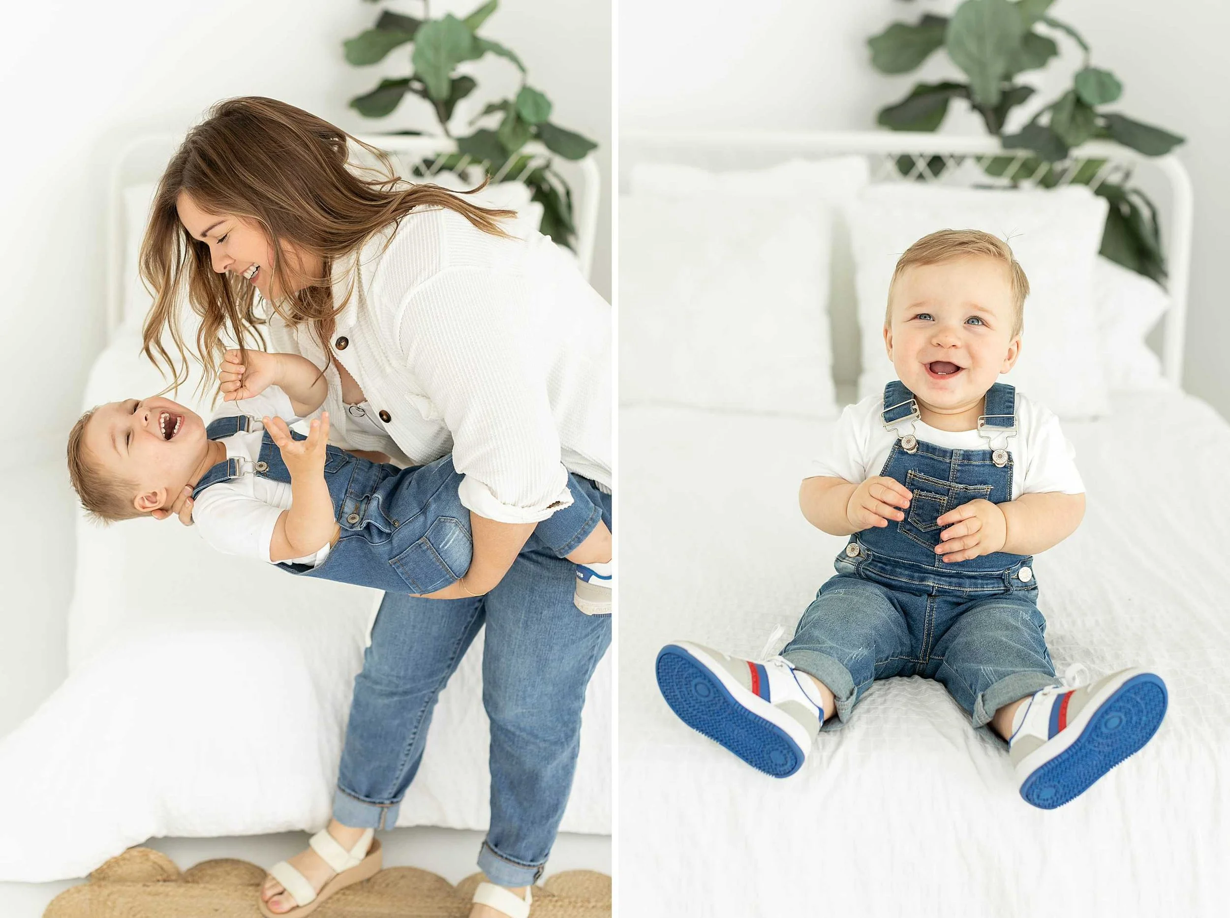 Denim studio family photos in manhattan illinois