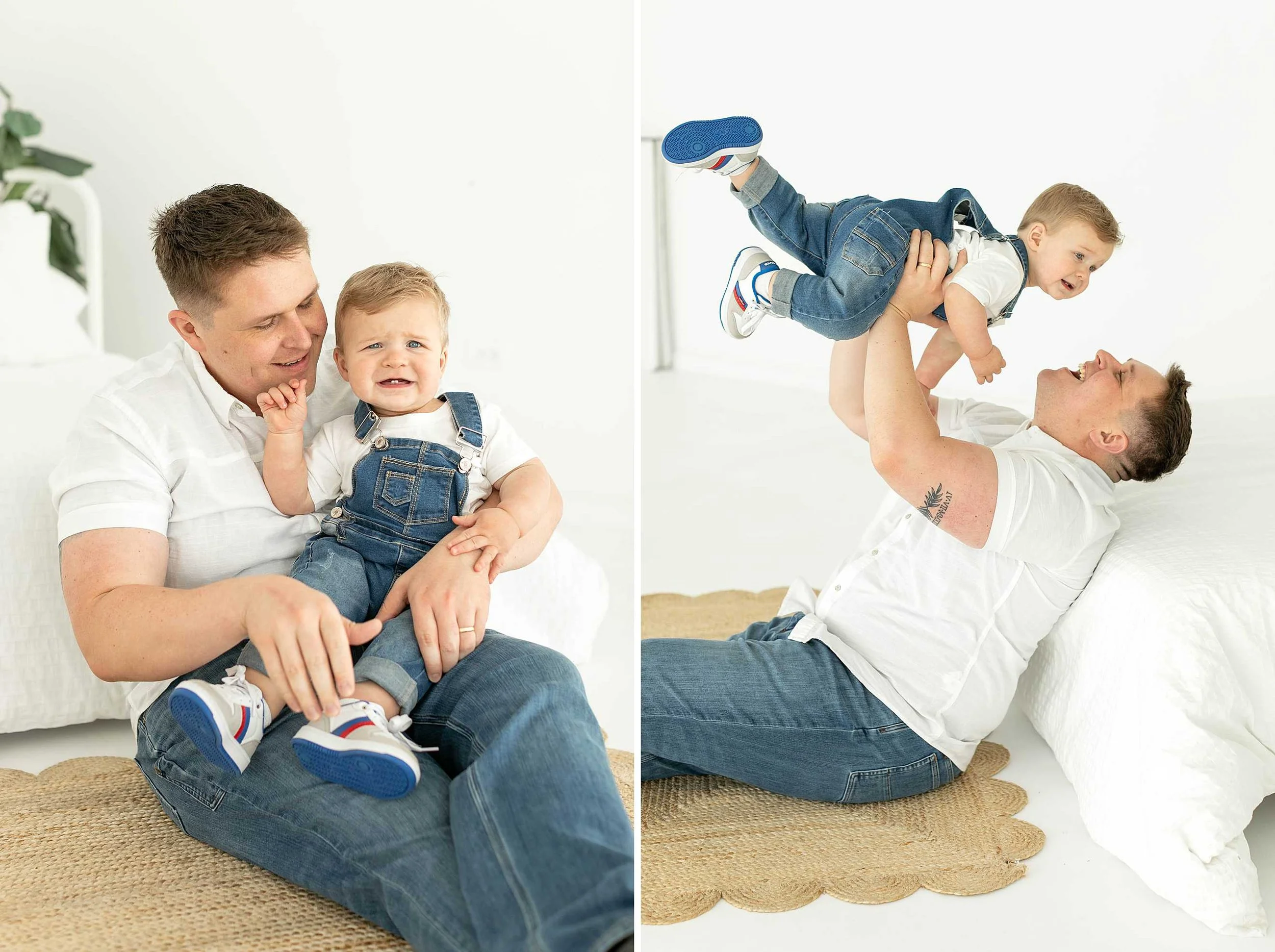 Denim studio family photos in manhattan illinois