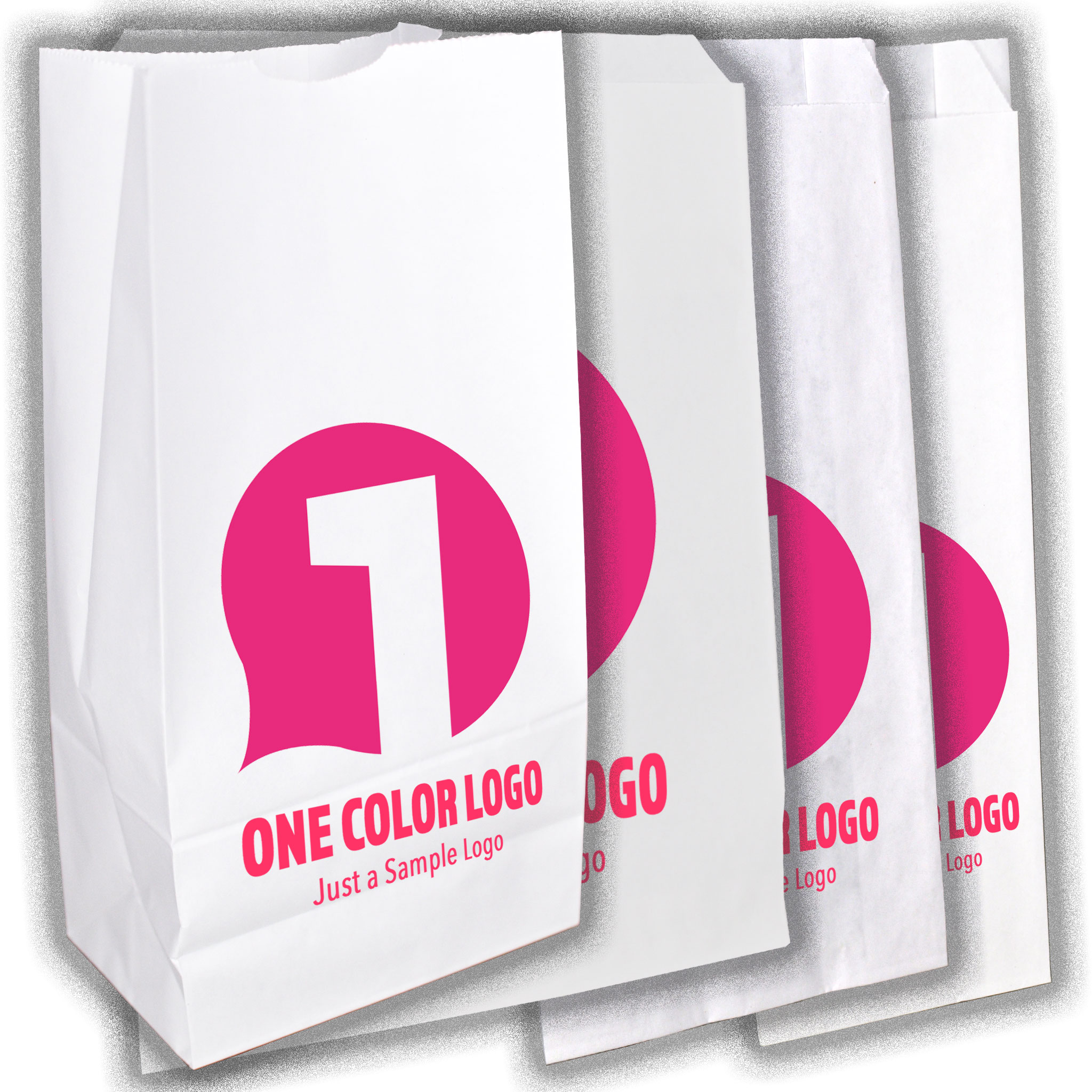 Full-Custom 1-Color Bags *Sample Artwork Shown