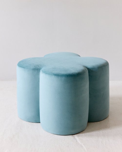 Clover Pouf by H. Bigeleisen