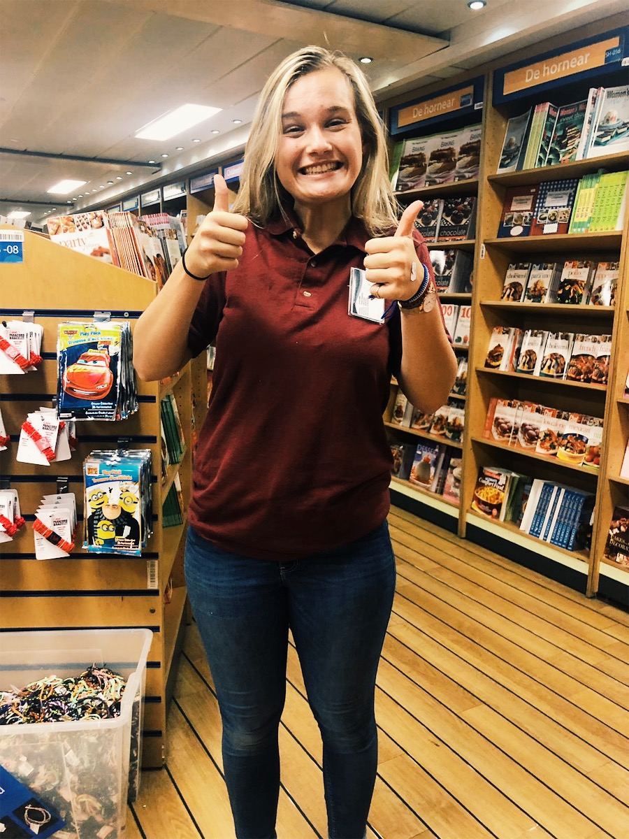 in the book store