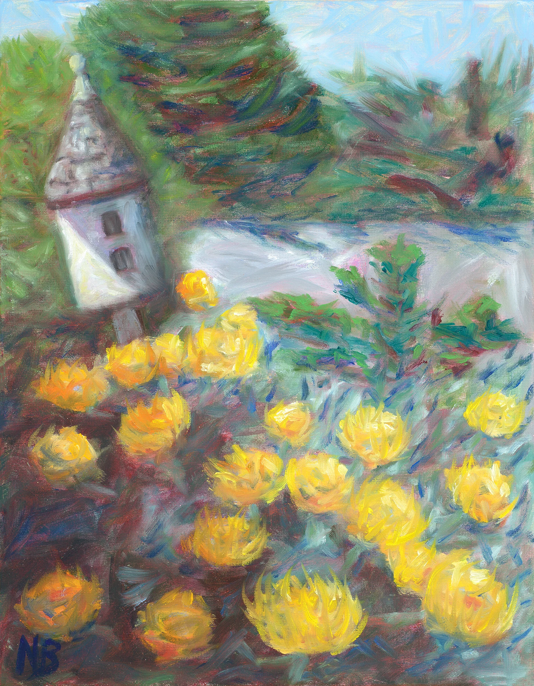 Backyard Proteas (11" x 14")