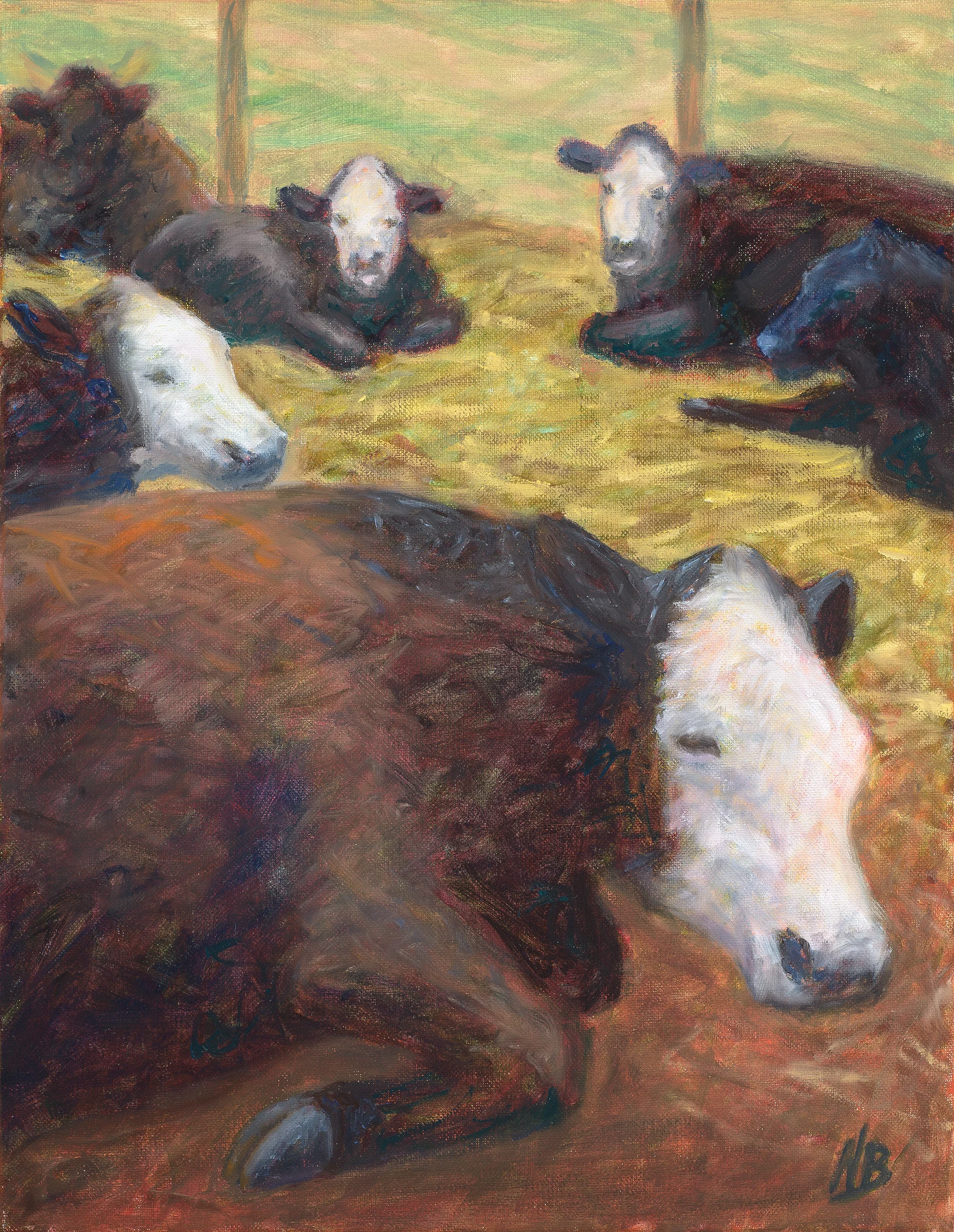 COZY COWS (14" x 18")