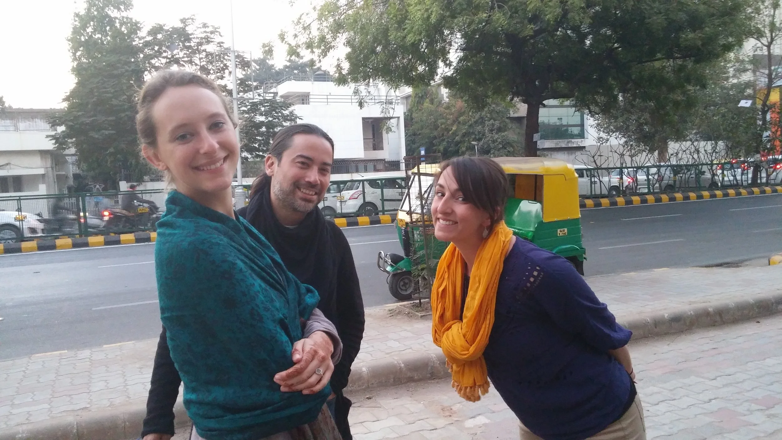 Parting ways in Ahmedabad.