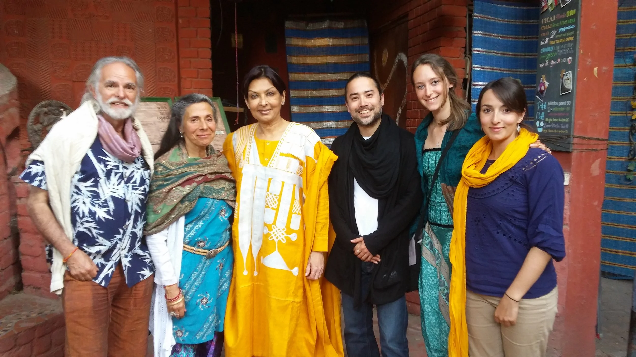 Wonderful experience spending the afternoon at Darpana in Ahmedabad with dance legend Mallika Sarabhai. Rebuilding her beautiful academy and major amphitheatre. Bill and I attended her theatre company's rehearsal tonight. Feeling so grateful to be here together.