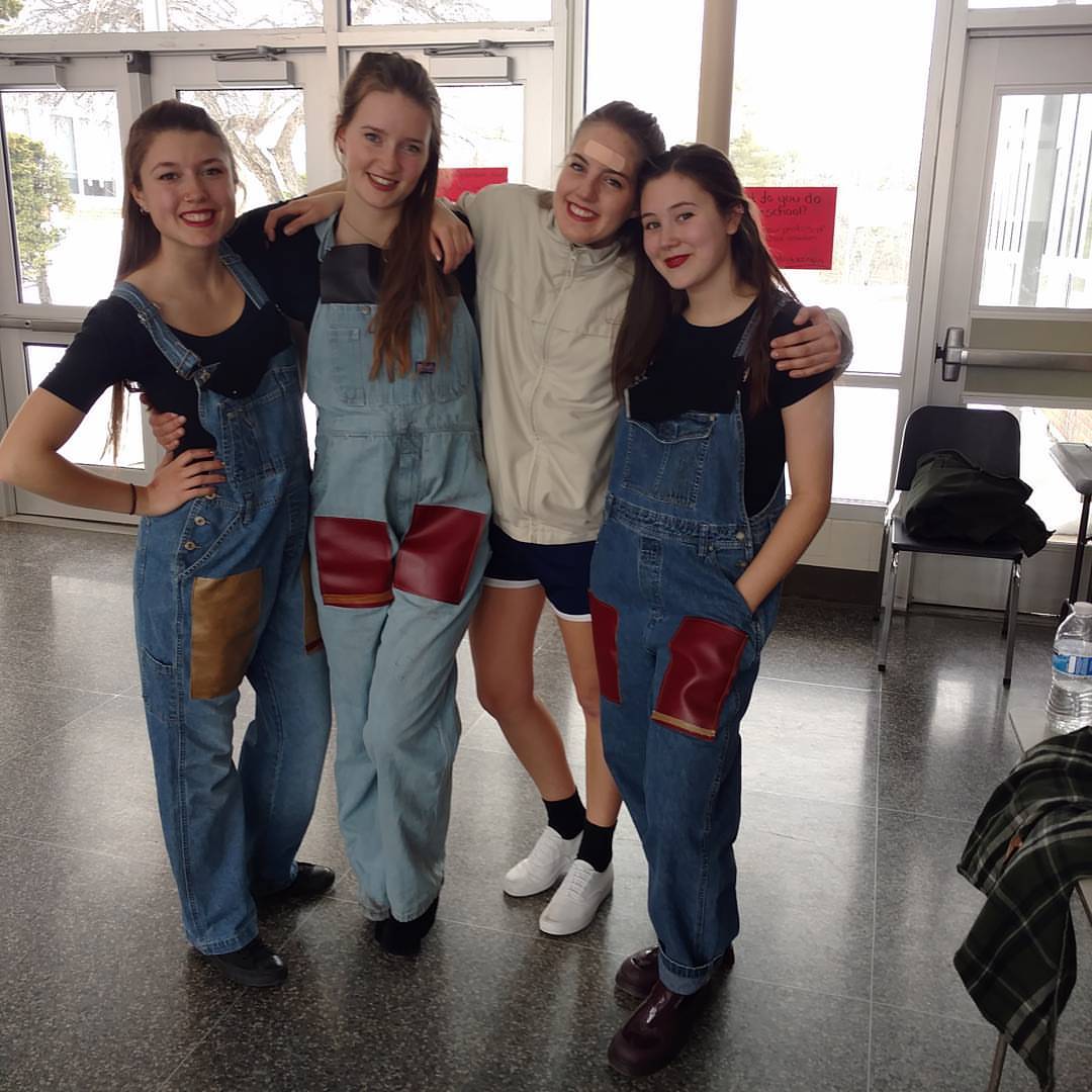 *This DanceFest! was also the last DanceFest! for our youth company girls before they graduate and go off to college. Wishing them the best!* L-R: Neve, Morgane, Kaya, Alena.