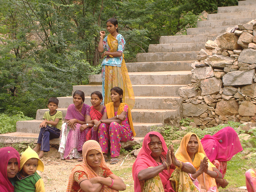 villagers gathered for independence day celebration at Upli Badi school.jpg