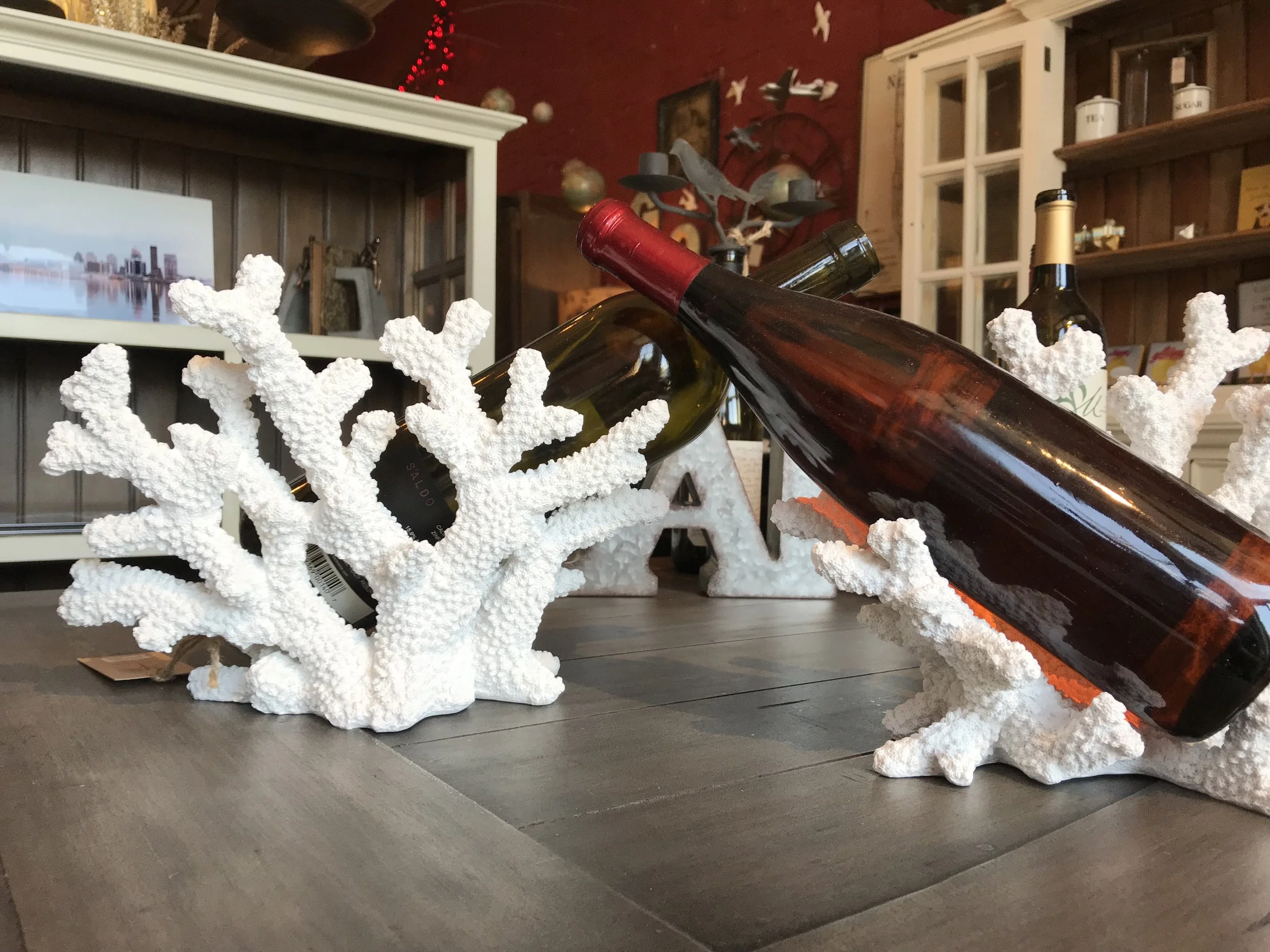 Coral Wine Bottle Holder
