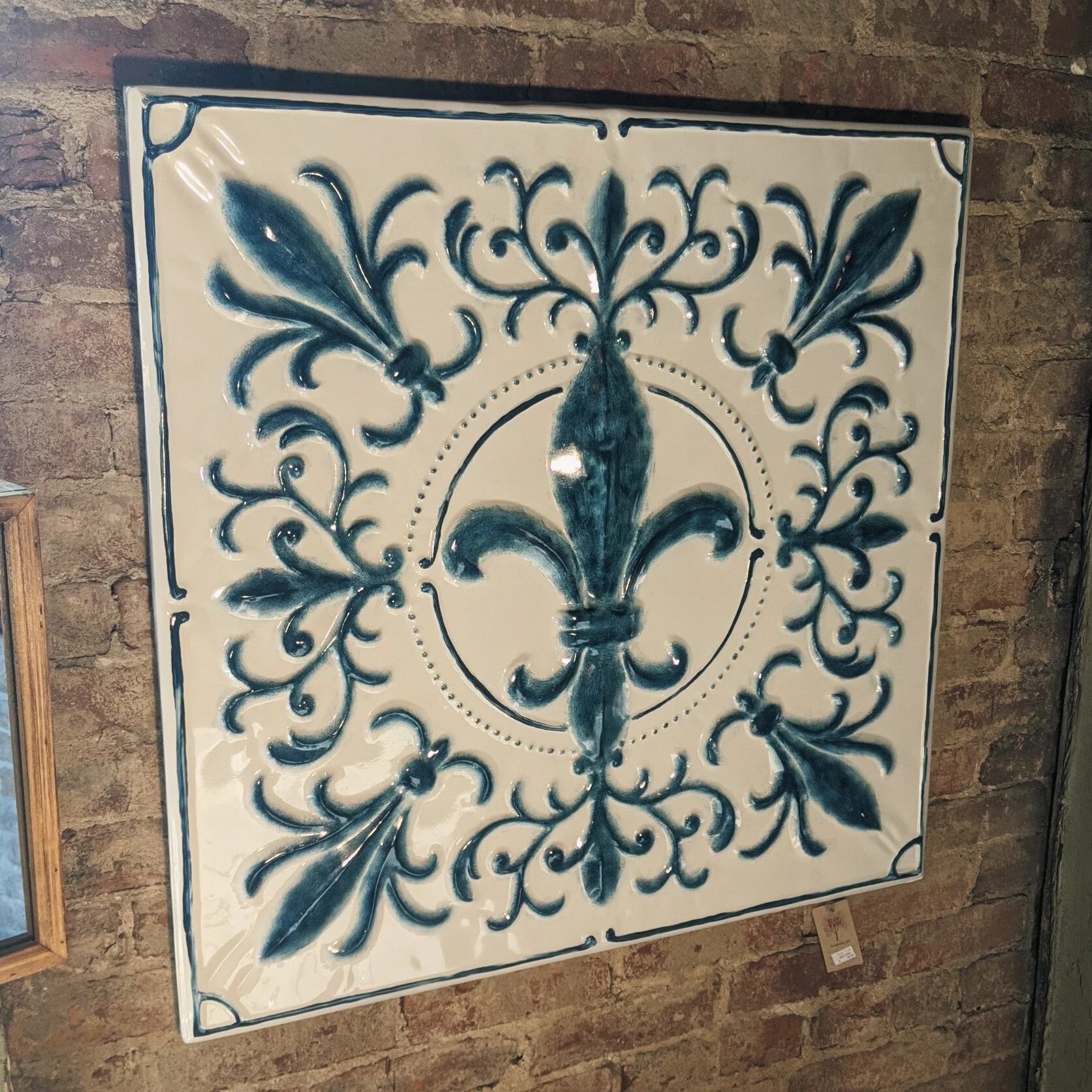 Metal Square FDL Wall Decor