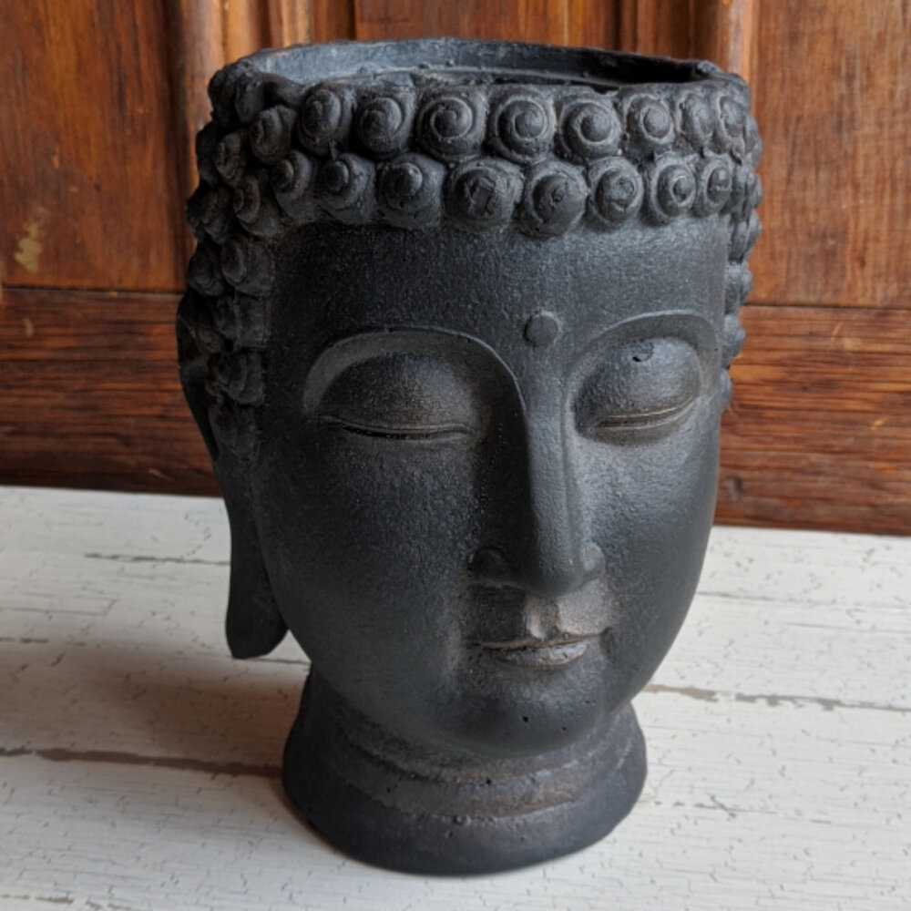 Featured image of post Buddha Head Planter Pots - Besportble buddha head planter plant pot ceramics flower vase desktop ornament crafts for succulent mini plants (without plant).