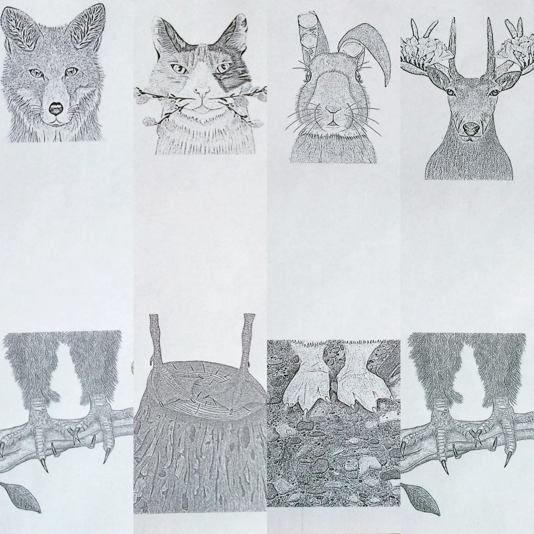 Exquisite Corpse Coloring Page