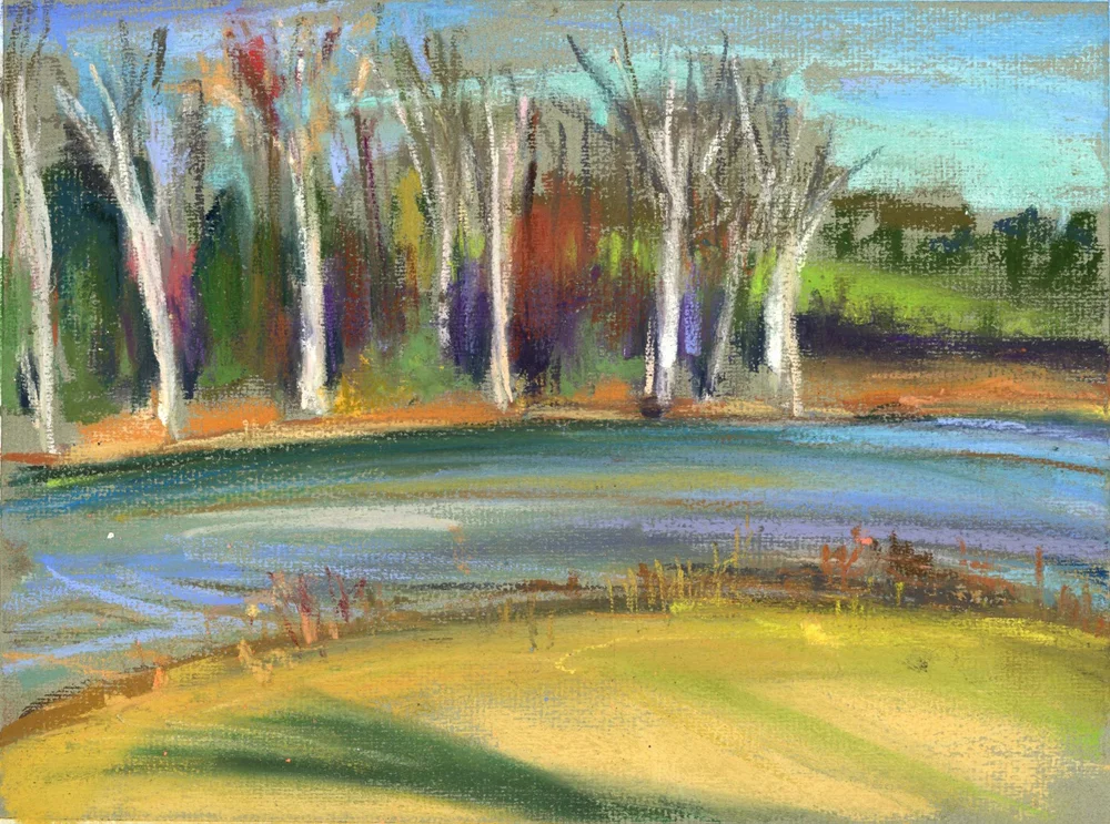 GIVING THANKS - PASTEL ON PAPER