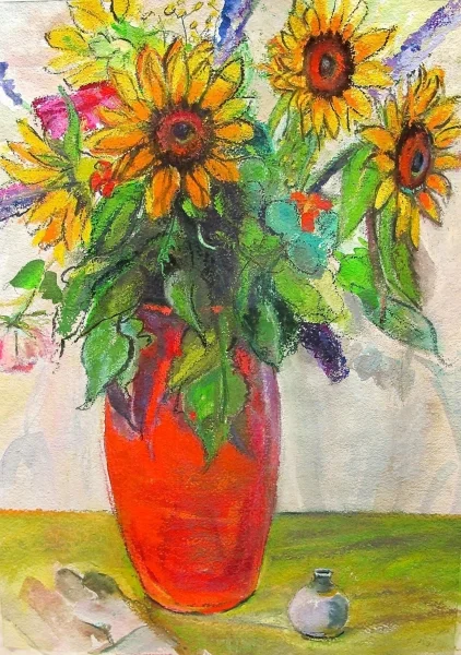 GARDEN SERIES III - PASTEL ON PAPER