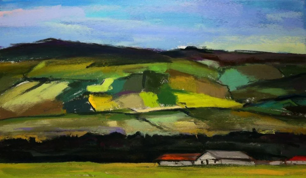 JOURNEY TO JUNGLE - PASTEL ON PAPER